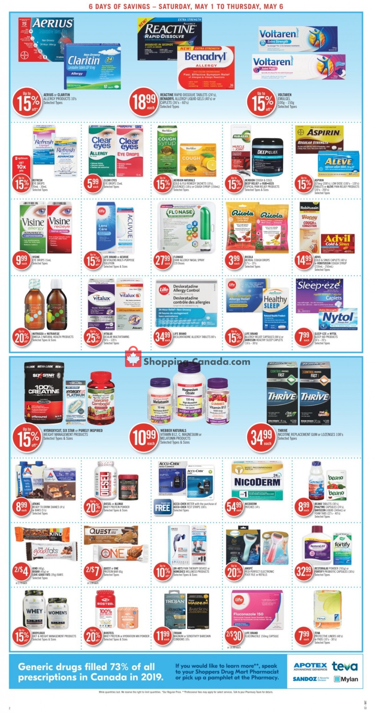 Shoppers Drug Mart flyer from Saturday May 1, 2021 to Thursday May 6, 2021 - page 5