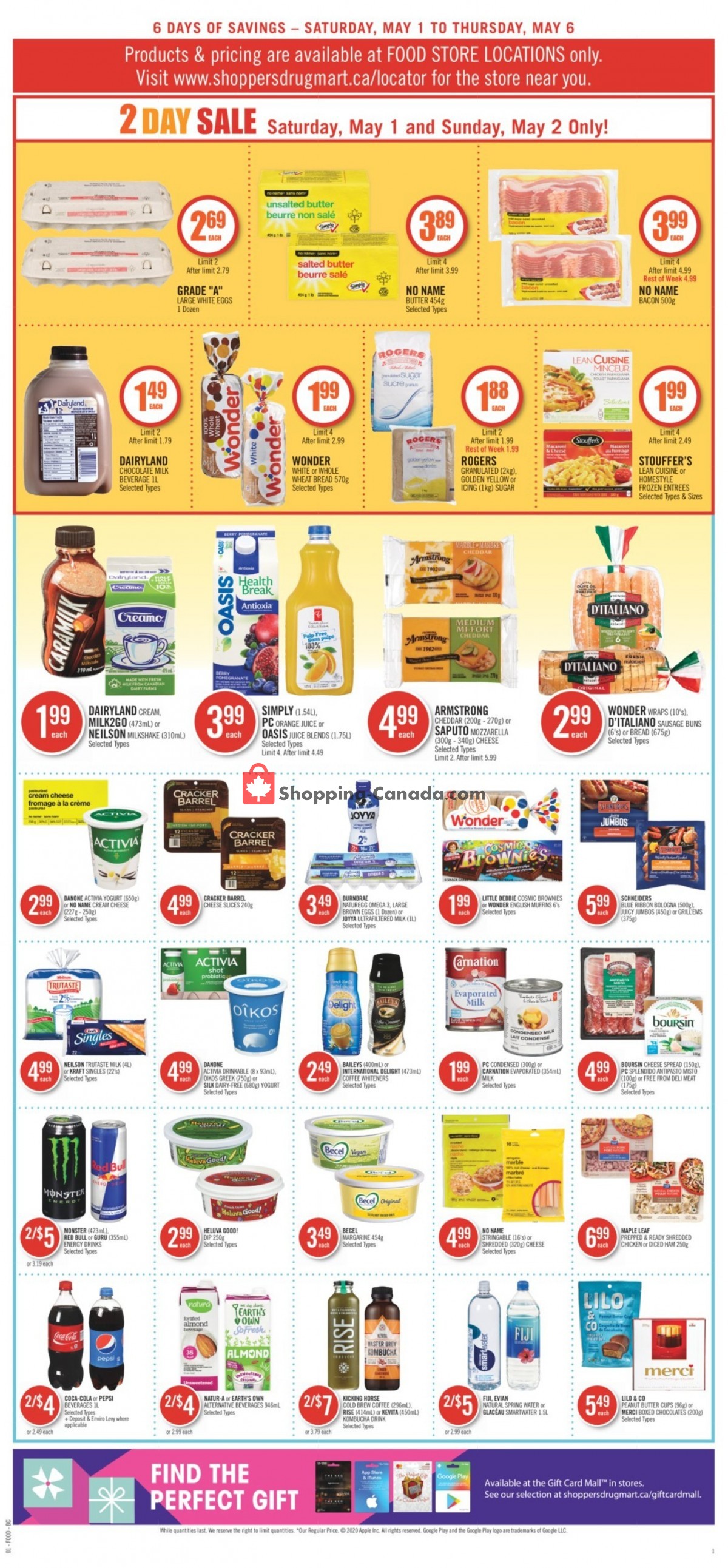 Shoppers Drug Mart flyer from Saturday May 1, 2021 to Thursday May 6, 2021 - page 8