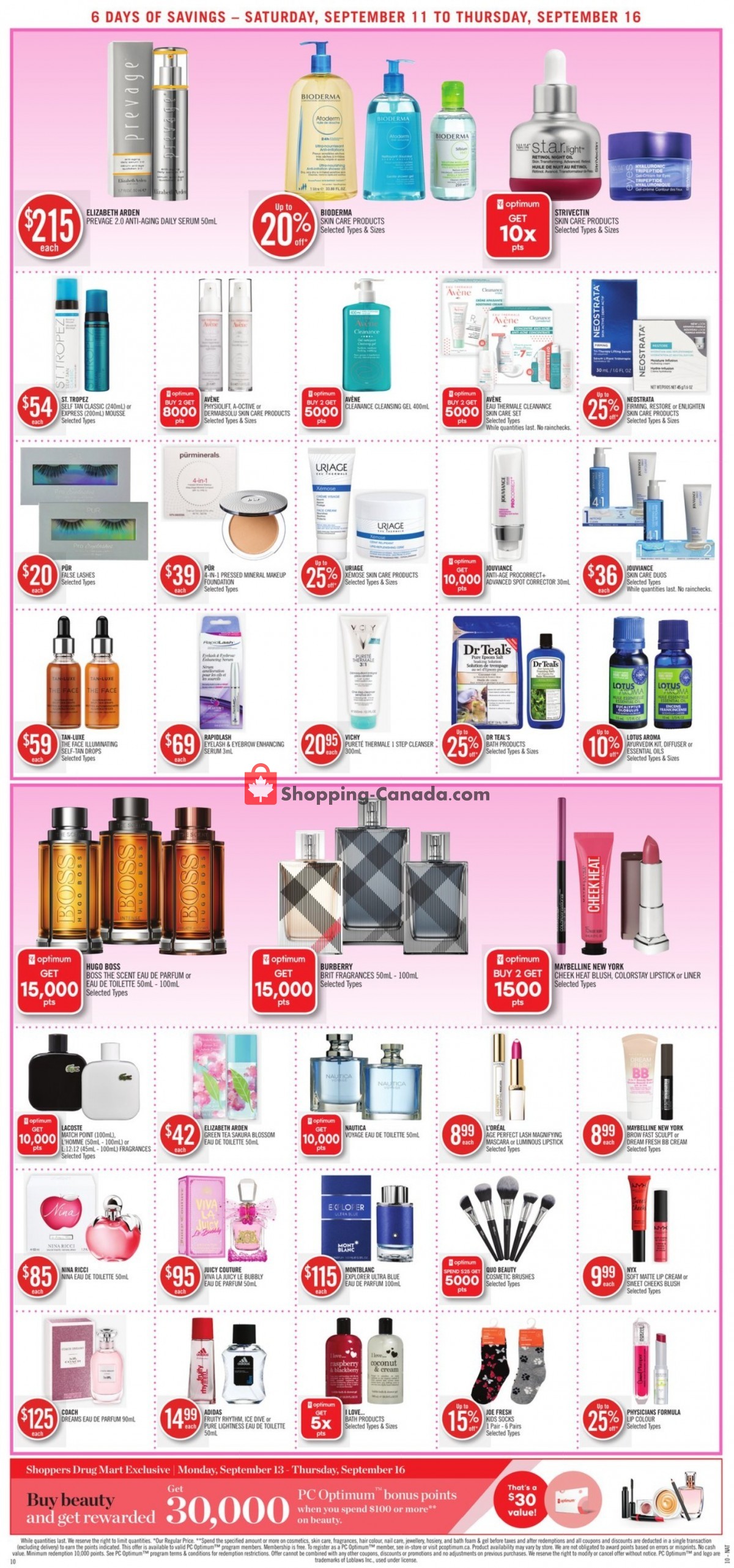 Shoppers Drug Mart flyer from Saturday September 11, 2021 to Thursday September 16, 2021 - page 16