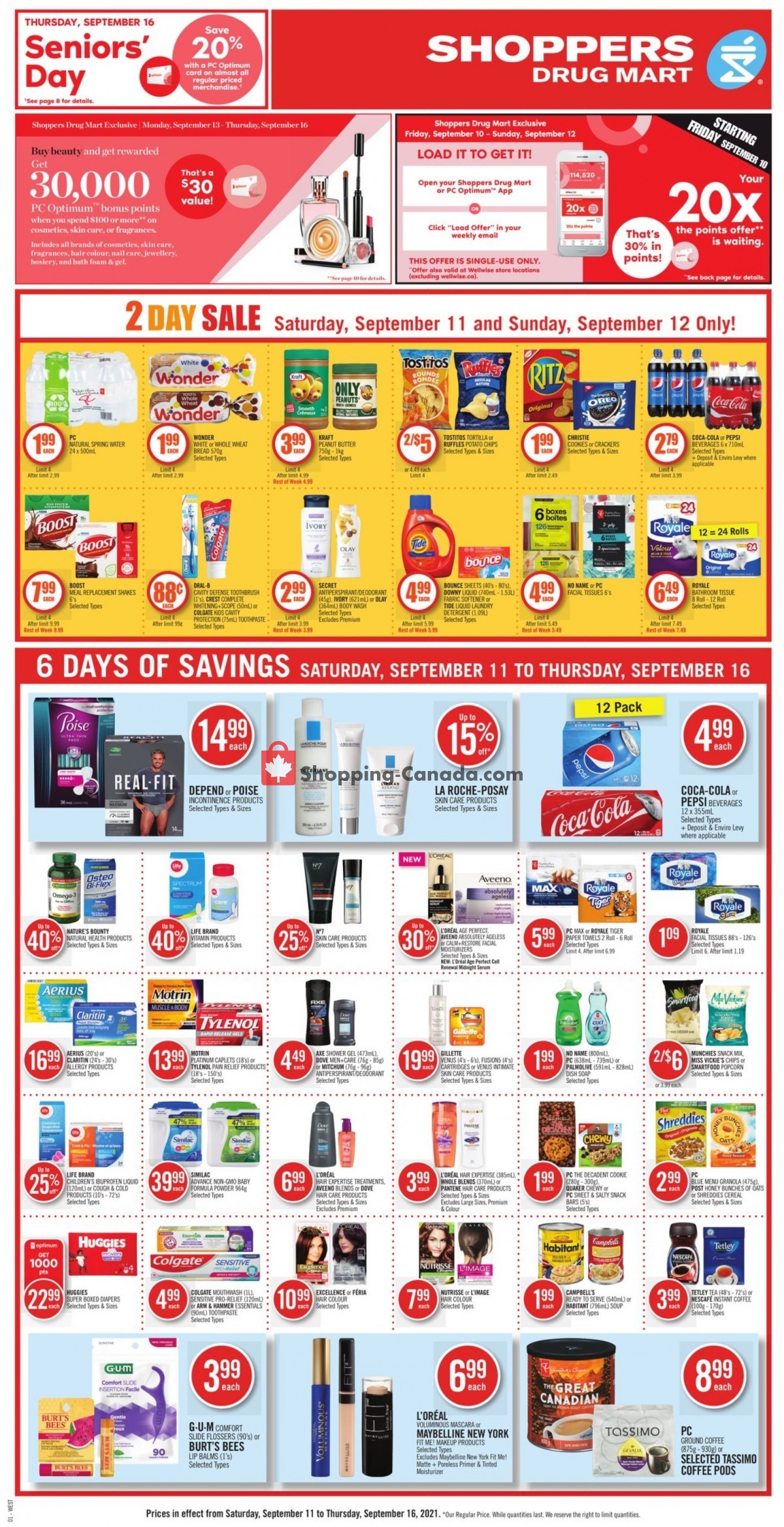 Shoppers Drug Mart flyer from Saturday September 11, 2021 to Thursday September 16, 2021 - page 3
