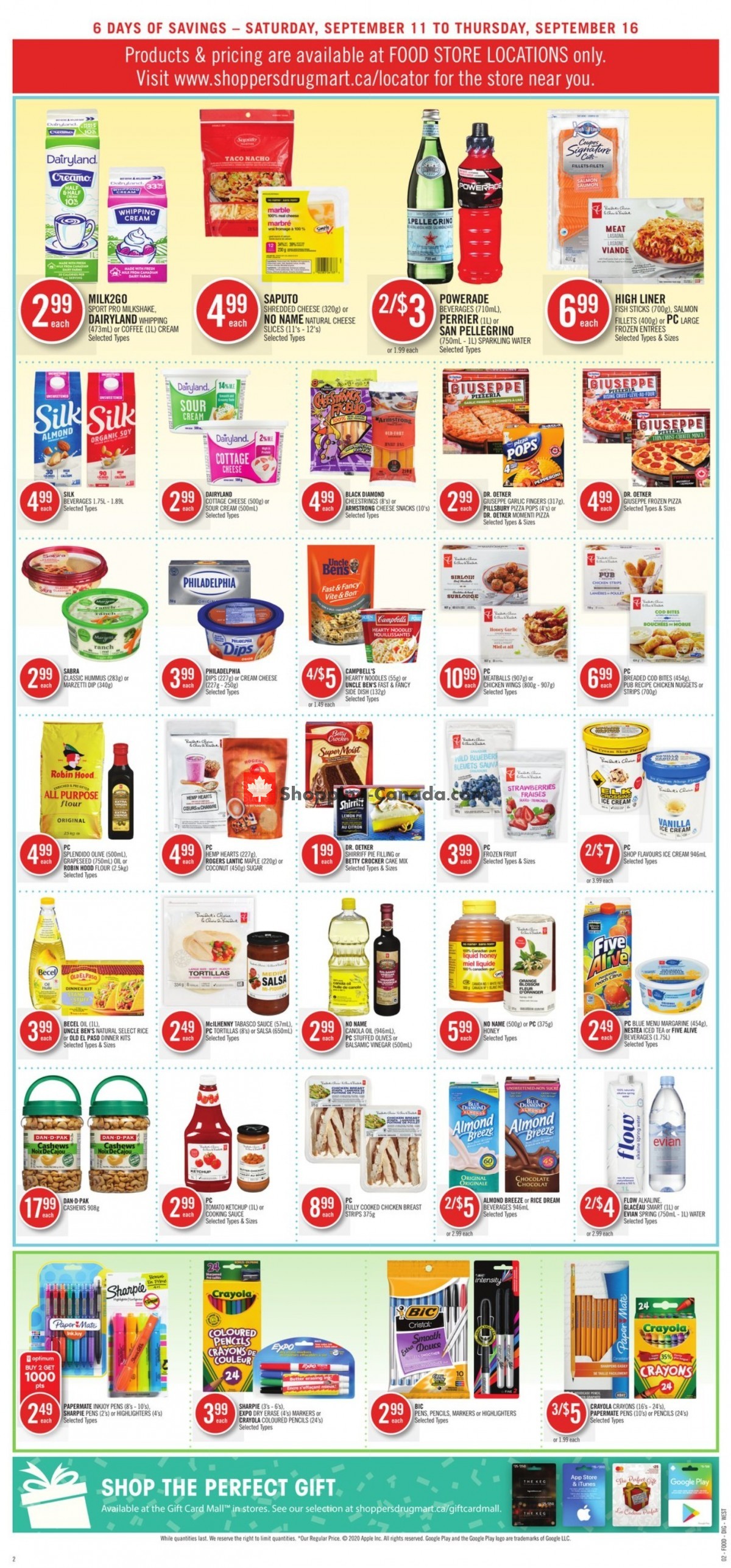 Shoppers Drug Mart flyer from Saturday September 11, 2021 to Thursday September 16, 2021 - page 9