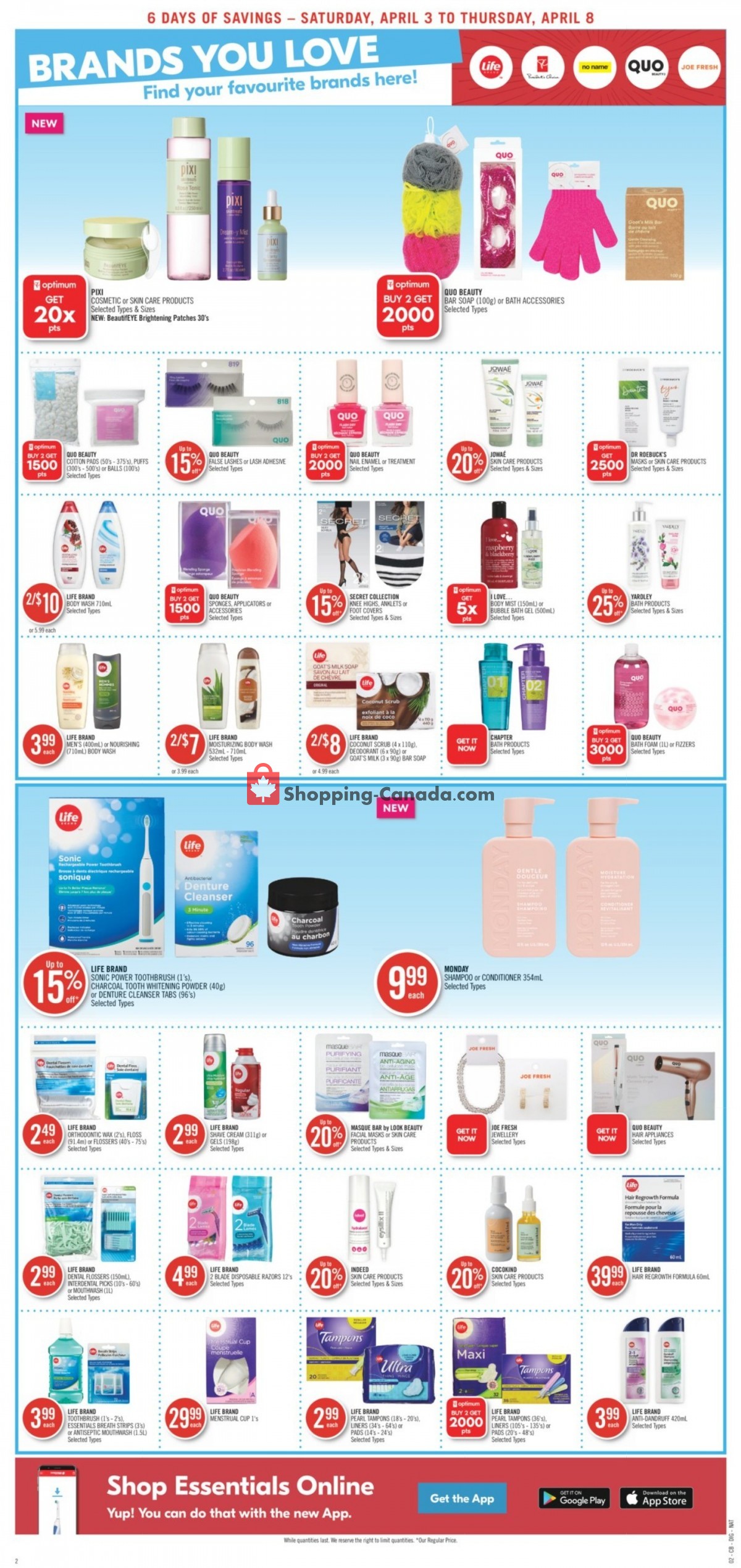 Shoppers Drug Mart flyer from Saturday April 3, 2021 to Thursday April 8, 2021 - page 14