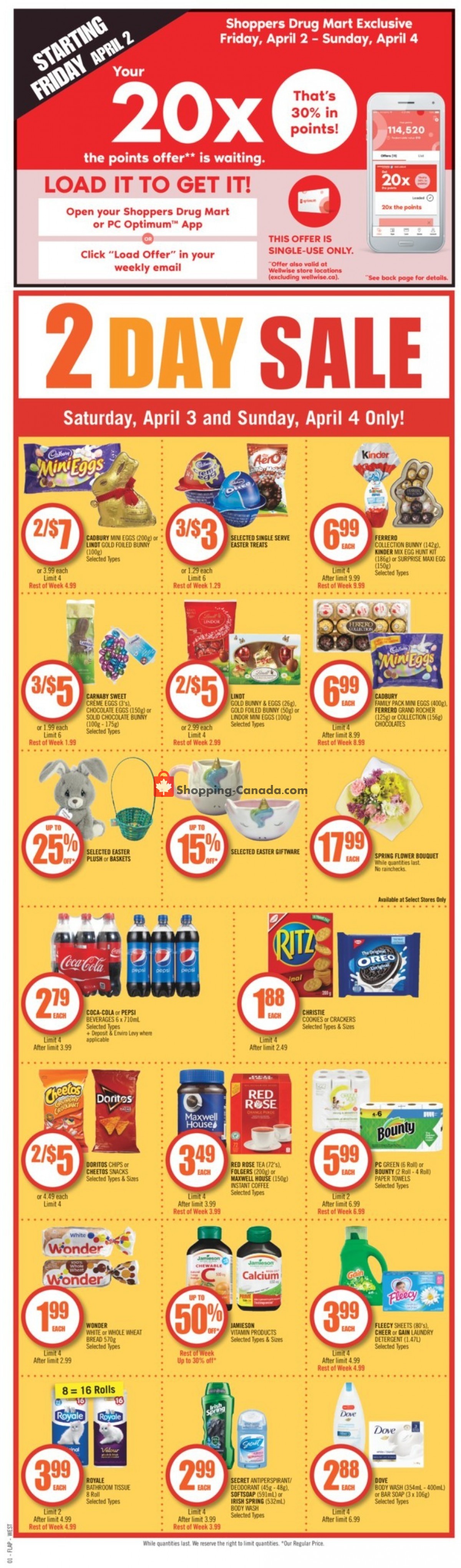 Shoppers Drug Mart flyer from Saturday April 3, 2021 to Thursday April 8, 2021 - page 2
