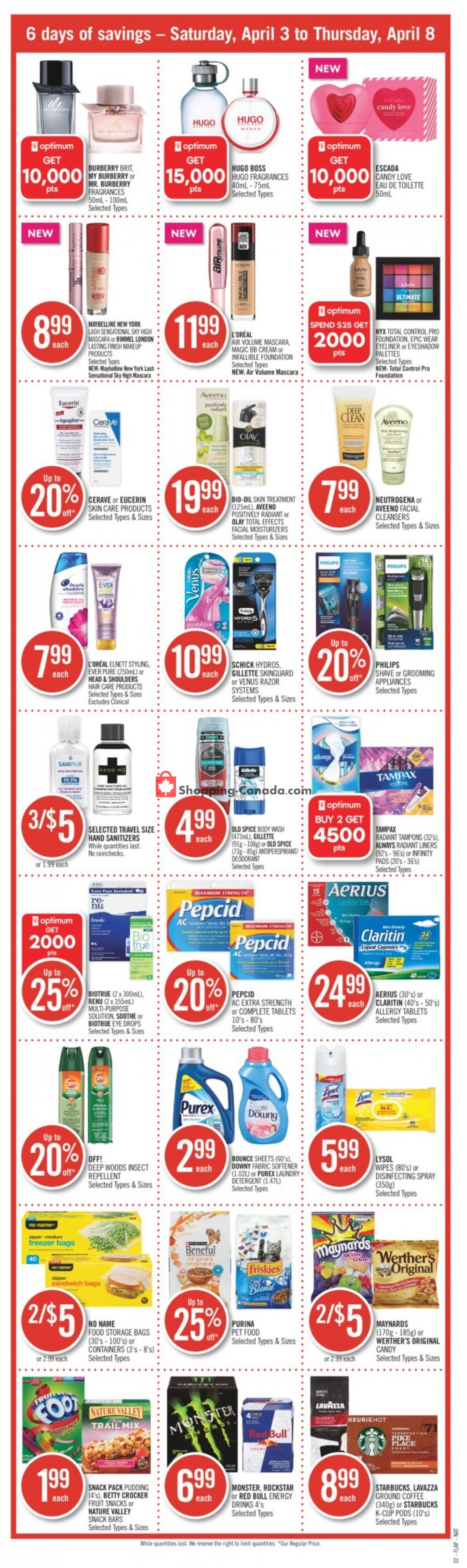Shoppers Drug Mart flyer from Saturday April 3, 2021 to Thursday April 8, 2021 - page 3