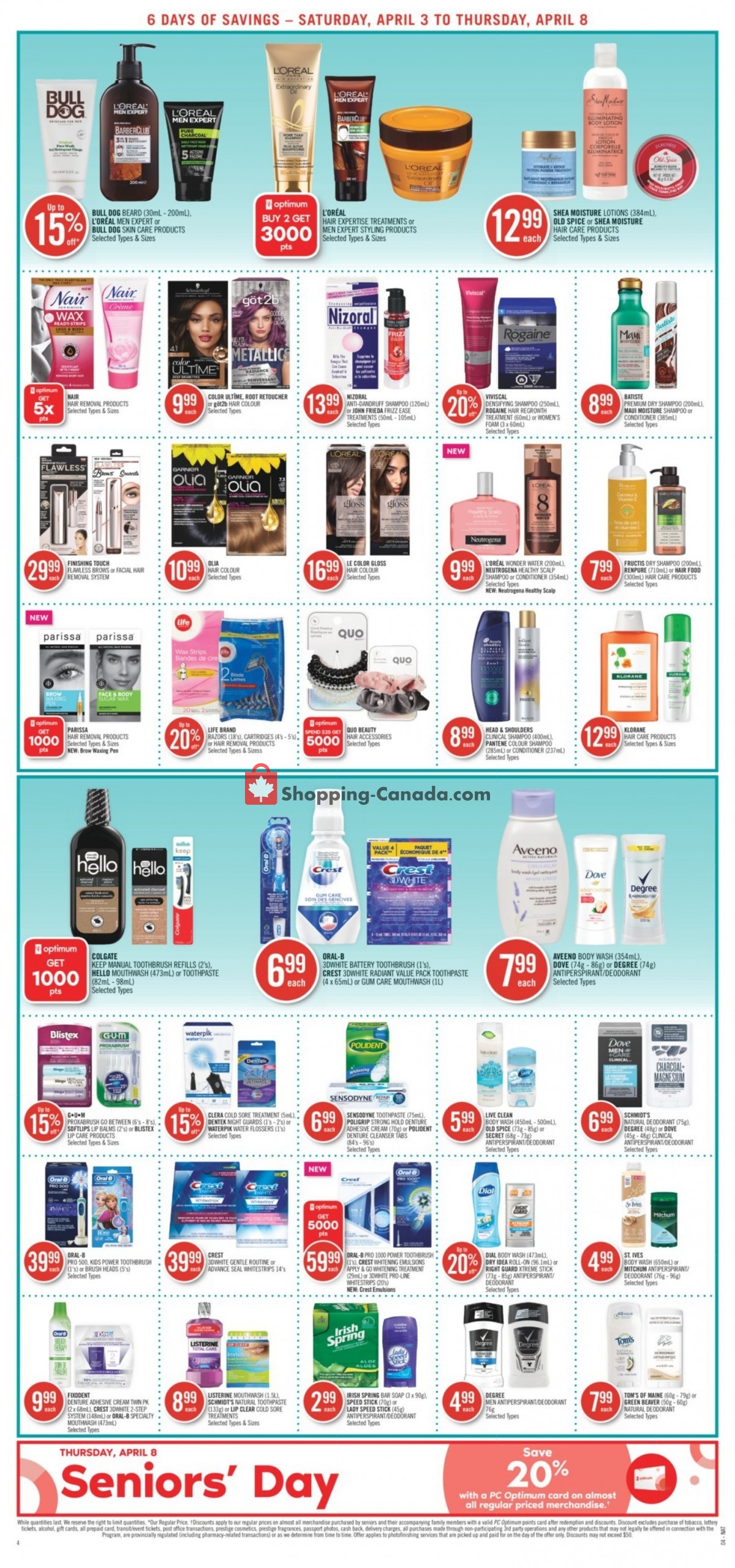 Shoppers Drug Mart flyer from Saturday April 3, 2021 to Thursday April 8, 2021 - page 7