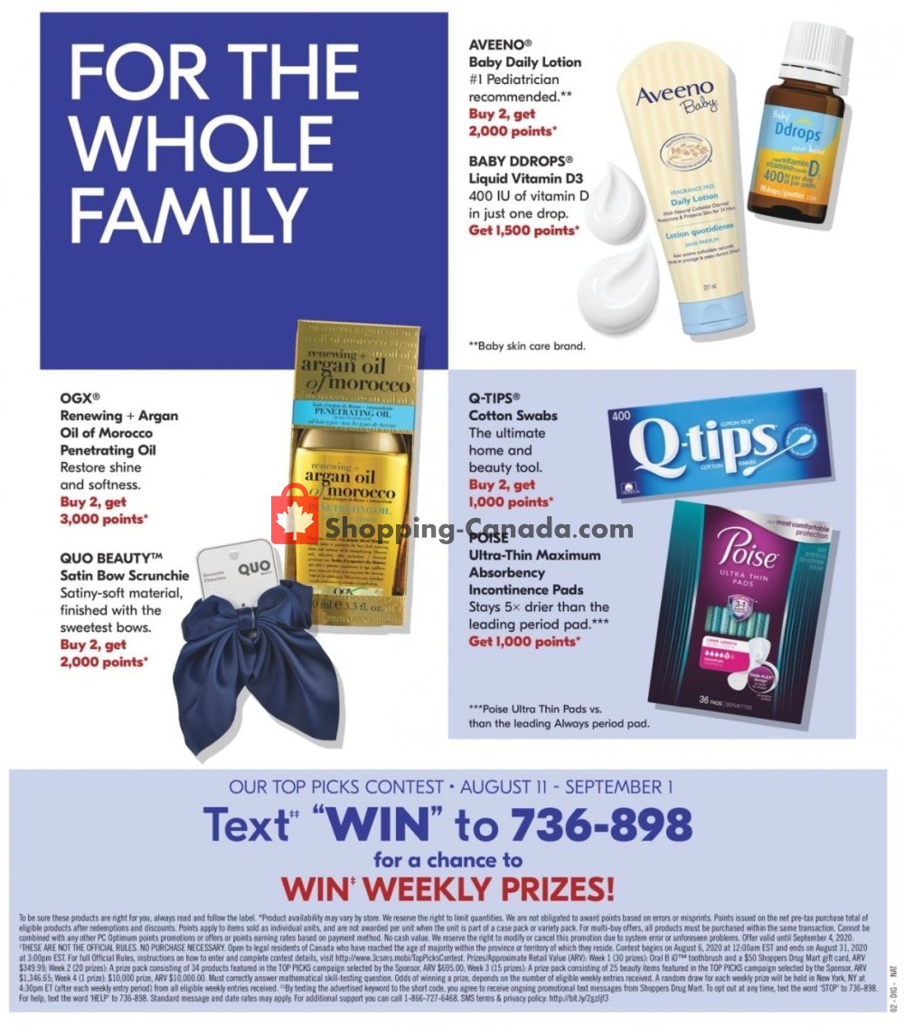 Shoppers Drug Mart flyer from Saturday August 22, 2020 to Thursday August 27, 2020 - page 15