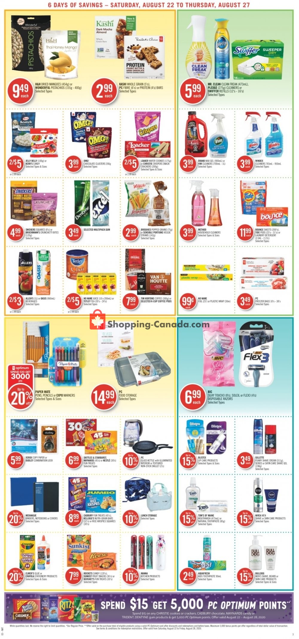 Shoppers Drug Mart flyer from Saturday August 22, 2020 to Thursday August 27, 2020 - page 6