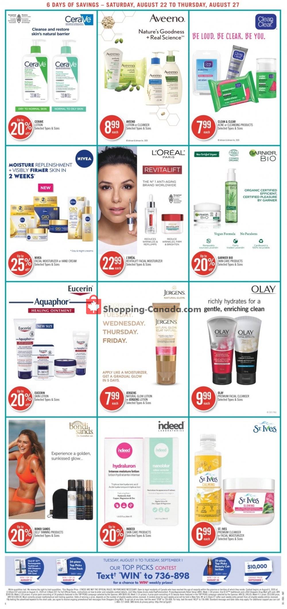 Shoppers Drug Mart flyer from Saturday August 22, 2020 to Thursday August 27, 2020 - page 9
