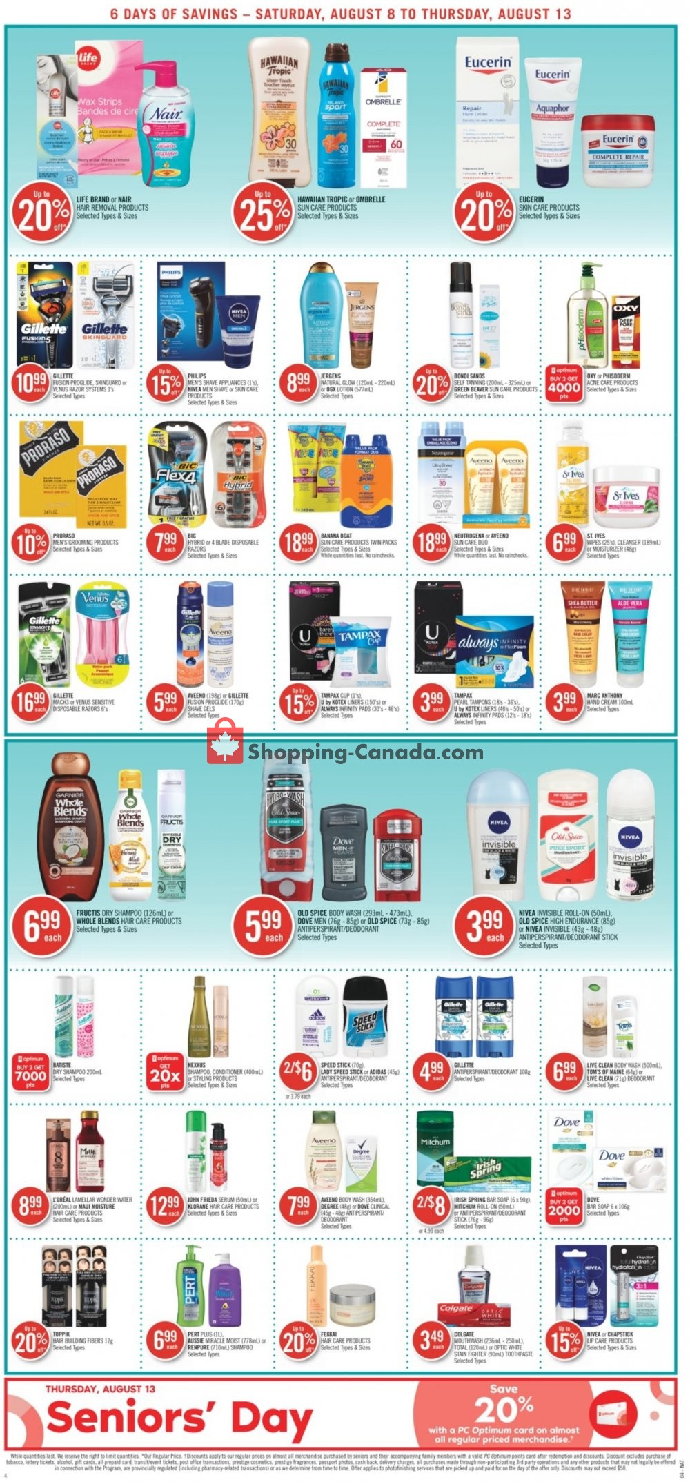 Shoppers Drug Mart flyer from Saturday August 8, 2020 to Thursday August 13, 2020 - page 11