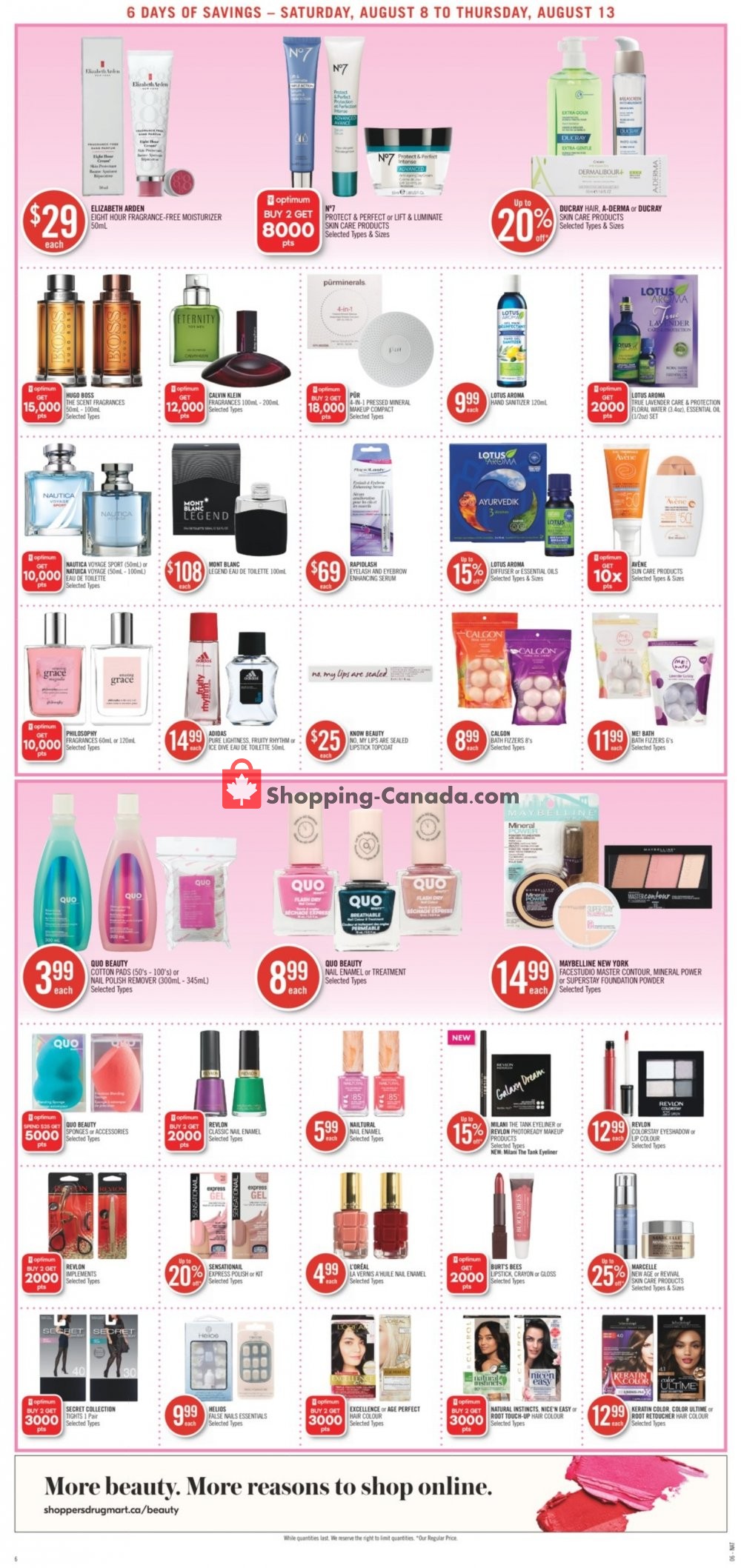 Shoppers Drug Mart flyer from Saturday August 8, 2020 to Thursday August 13, 2020 - page 13