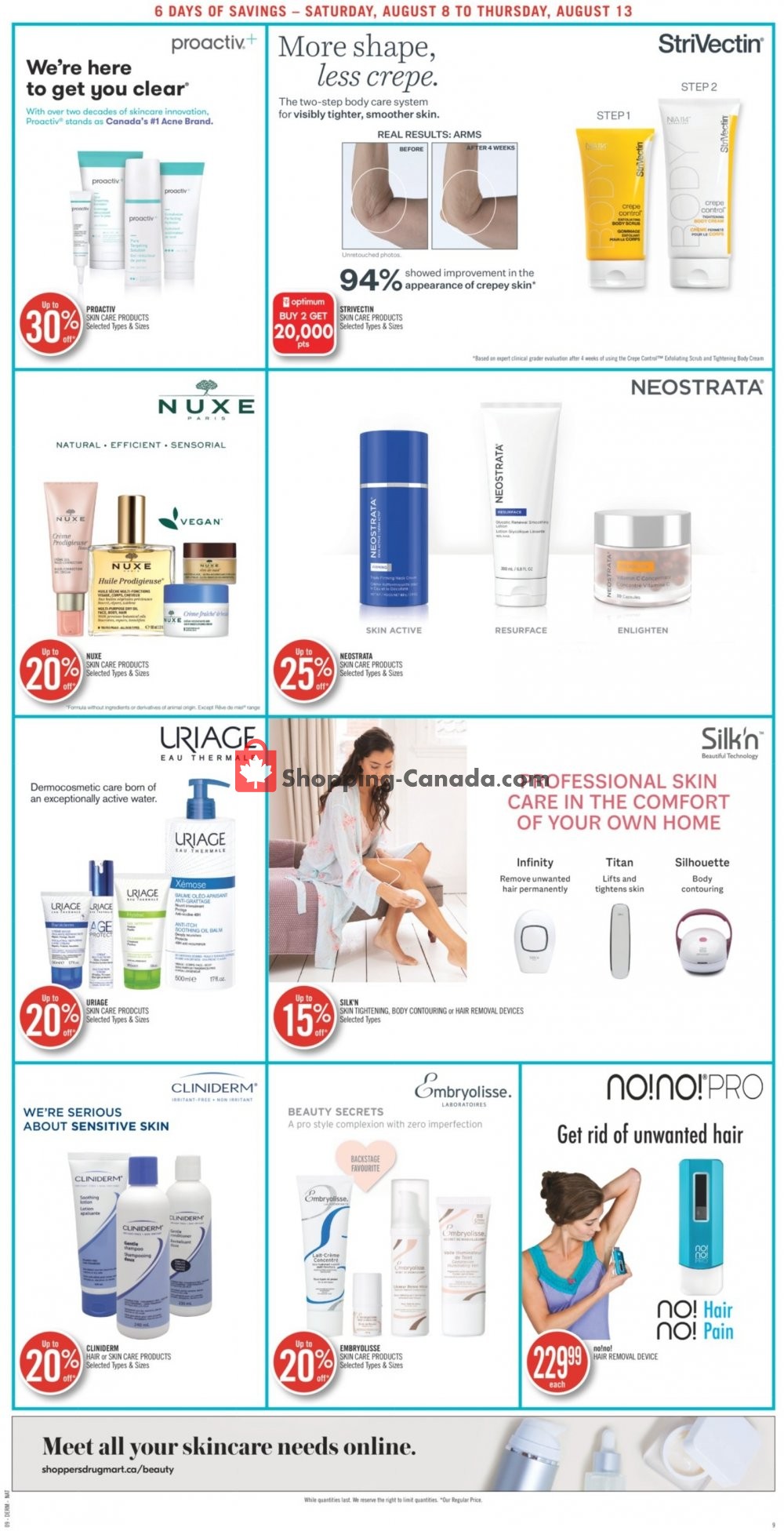 Shoppers Drug Mart flyer from Saturday August 8, 2020 to Thursday August 13, 2020 - page 16