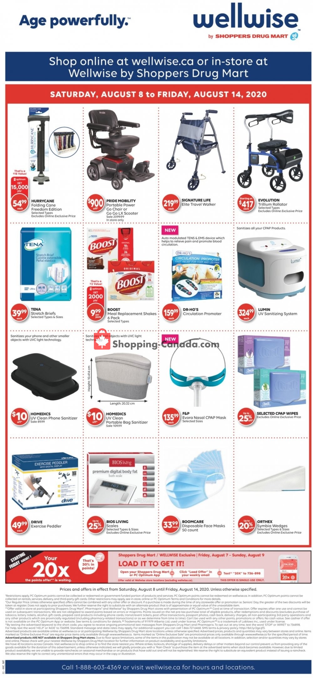 Shoppers Drug Mart flyer from Saturday August 8, 2020 to Thursday August 13, 2020 - page 20