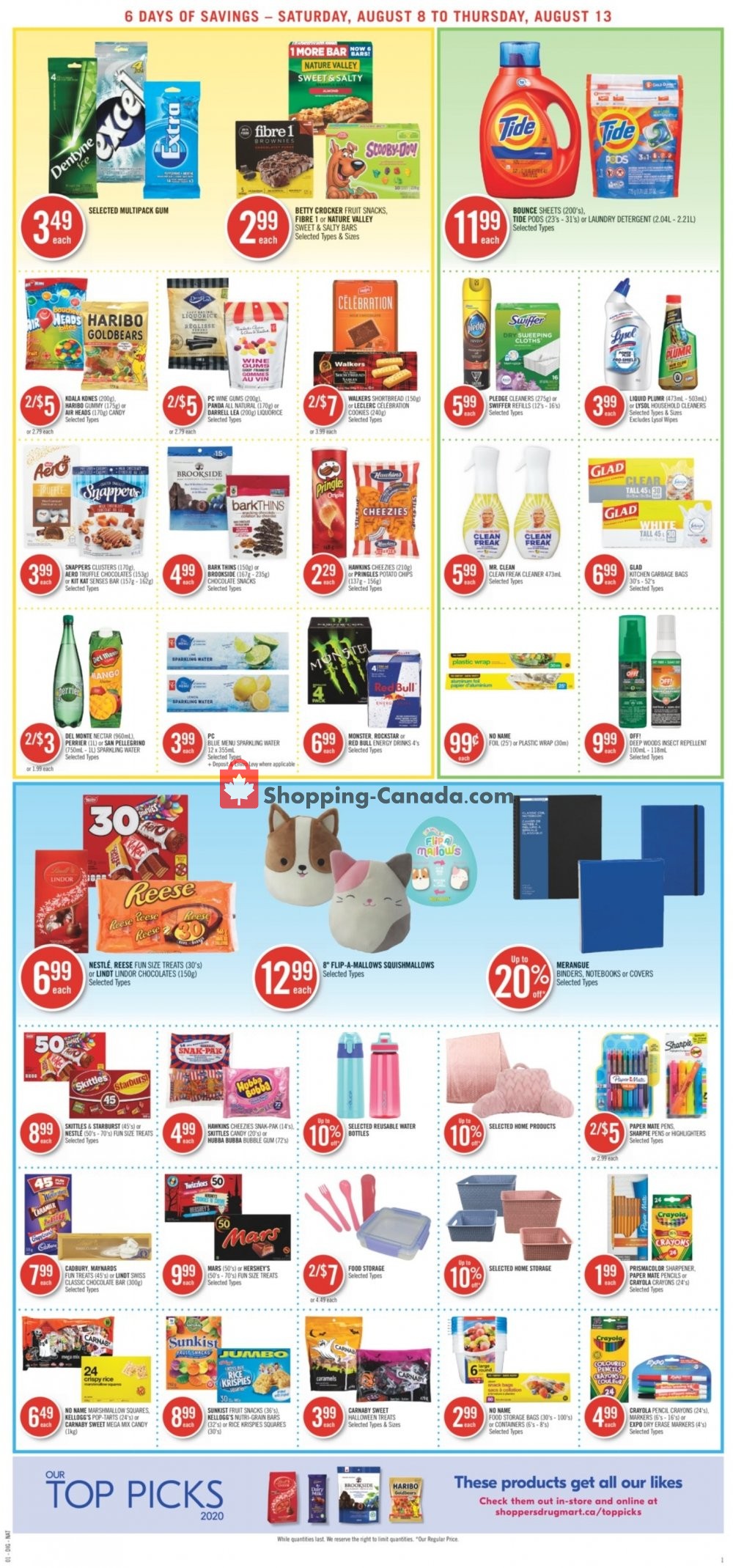 Shoppers Drug Mart flyer from Saturday August 8, 2020 to Thursday August 13, 2020 - page 7