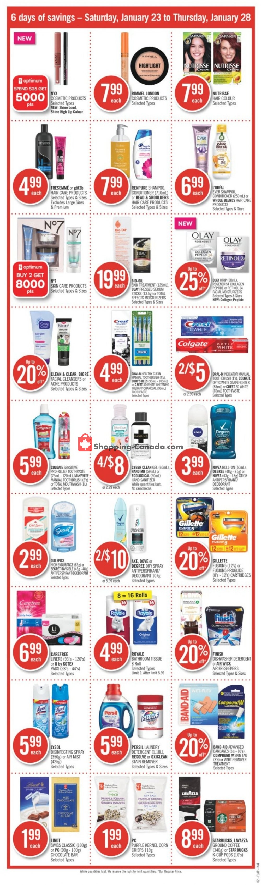 Shoppers Drug Mart flyer from Saturday January 23, 2021 to Thursday January 28, 2021 - page 3