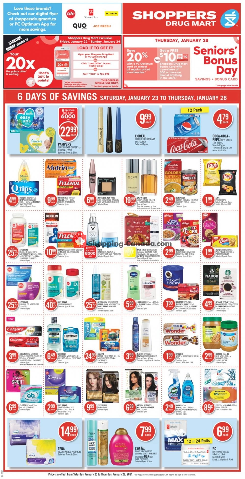 Shoppers Drug Mart flyer from Saturday January 23, 2021 to Thursday January 28, 2021 - page 4
