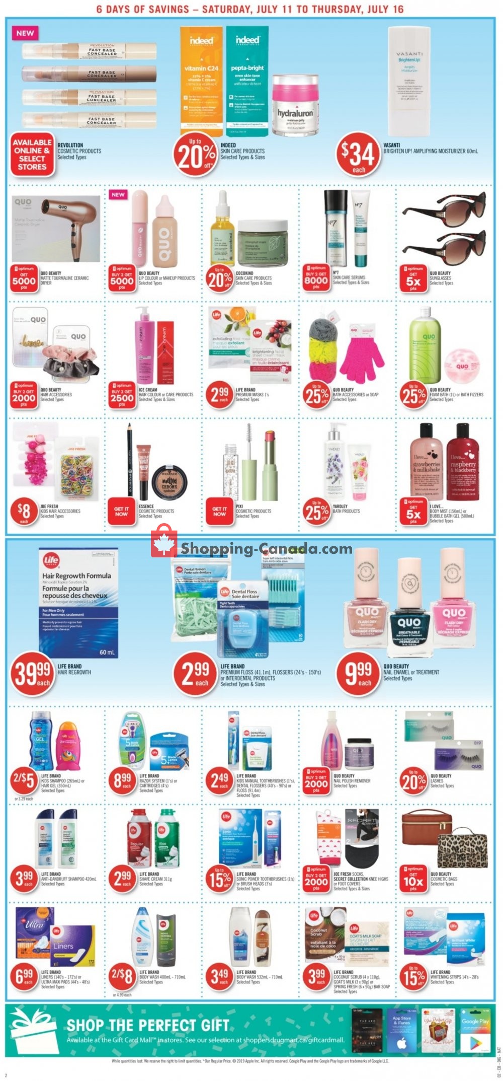 Shoppers Drug Mart flyer from Saturday July 11, 2020 to Thursday July 16, 2020 - page 10