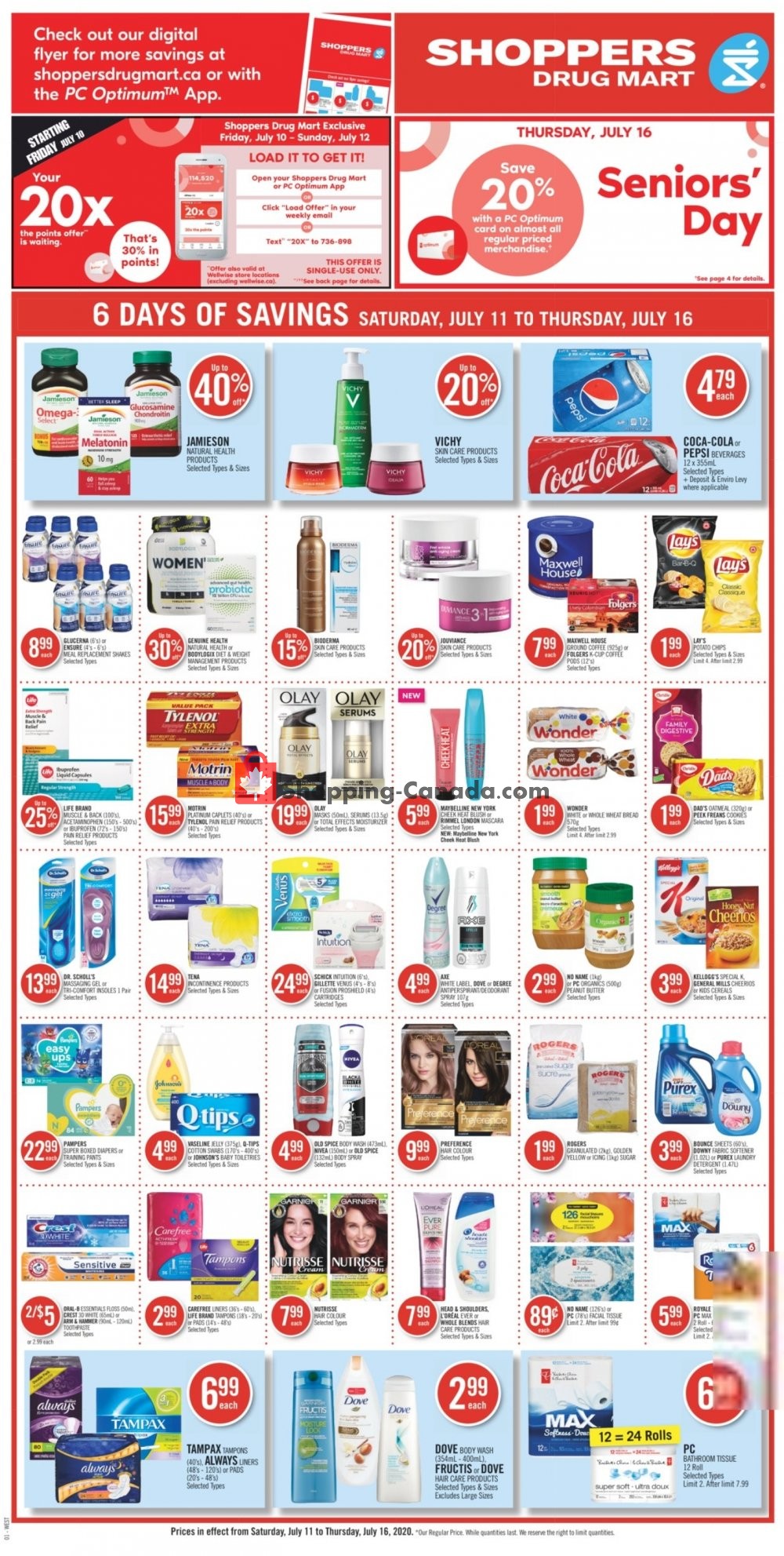 Shoppers Drug Mart flyer from Saturday July 11, 2020 to Thursday July 16, 2020 - page 4