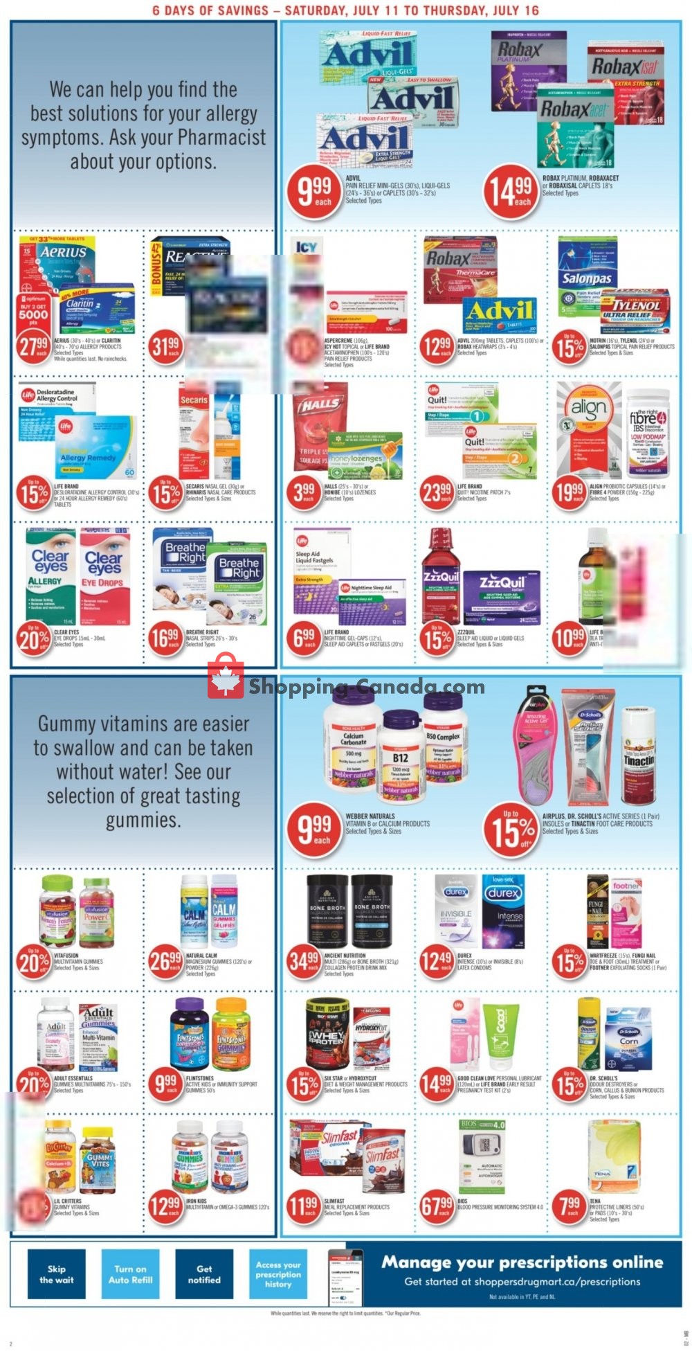 Shoppers Drug Mart flyer from Saturday July 11, 2020 to Thursday July 16, 2020 - page 5