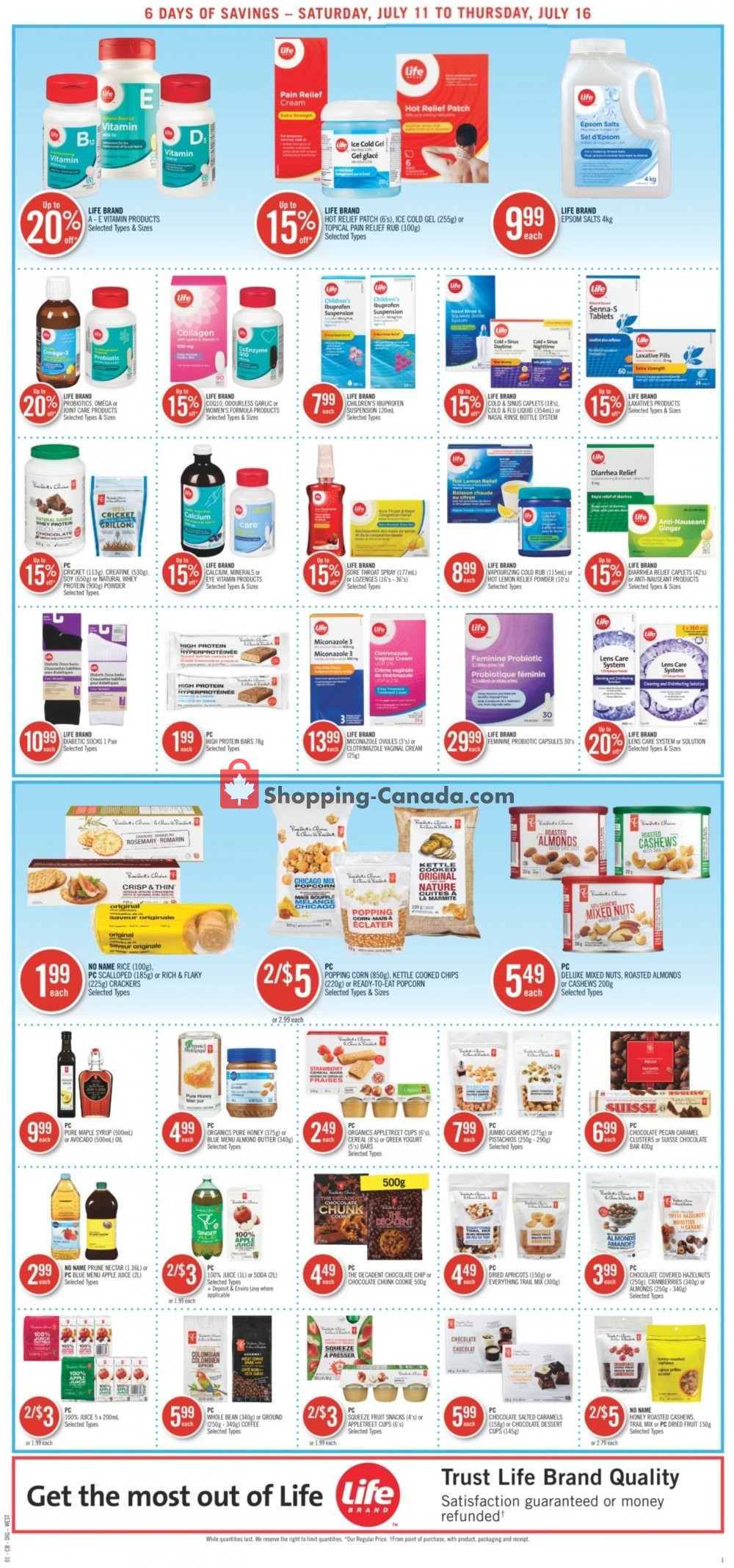 Shoppers Drug Mart flyer from Saturday July 11, 2020 to Thursday July 16, 2020 - page 7