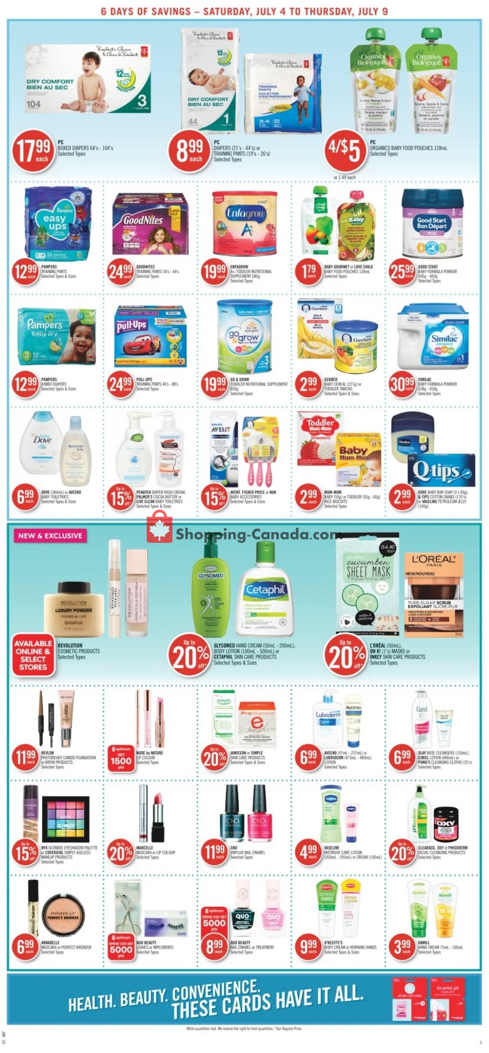 Shoppers Drug Mart flyer from Saturday July 4, 2020 to Thursday July 9, 2020 - page 6