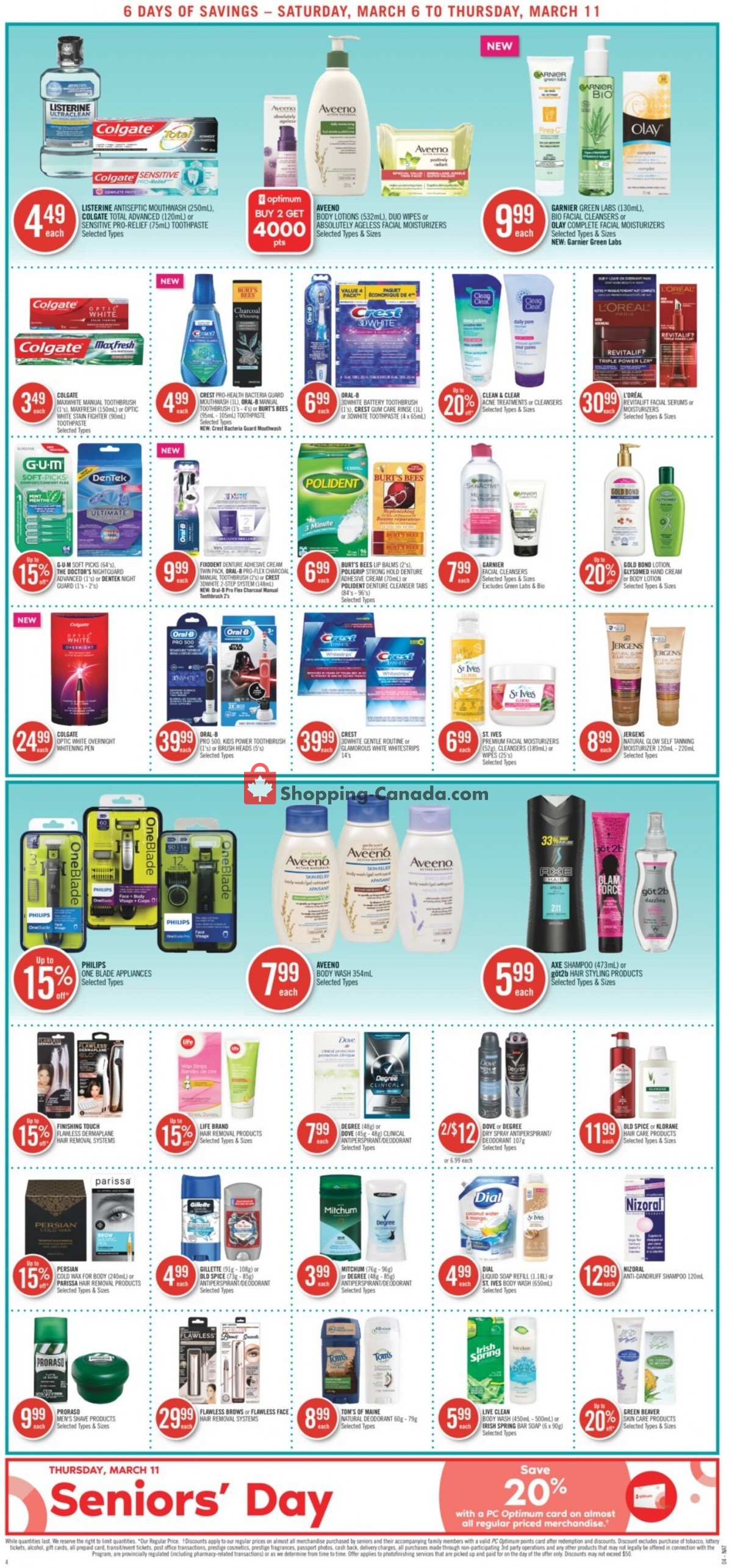 Shoppers Drug Mart flyer from Saturday March 6, 2021 to Thursday March 11, 2021 - page 10