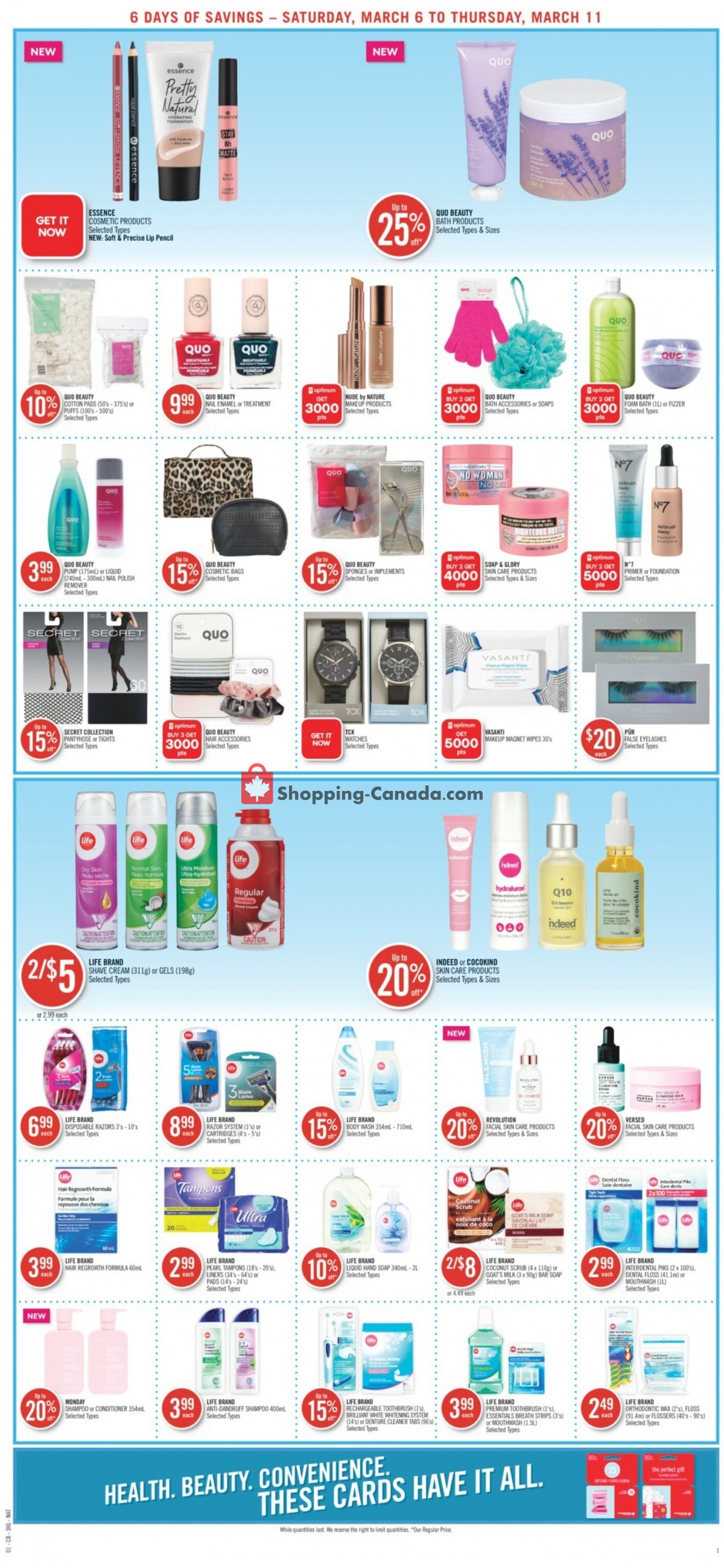 Shoppers Drug Mart flyer from Saturday March 6, 2021 to Thursday March 11, 2021 - page 13