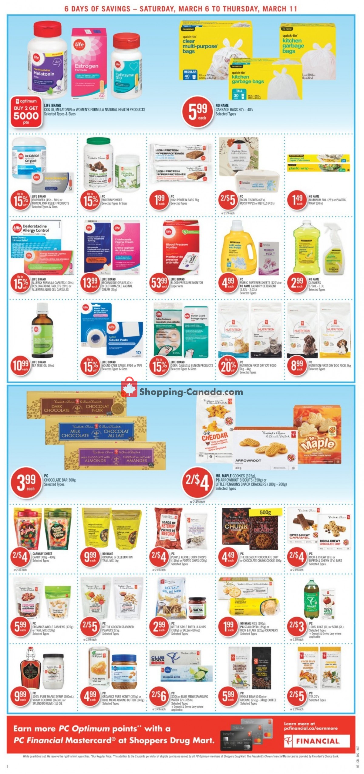 Shoppers Drug Mart flyer from Saturday March 6, 2021 to Thursday March 11, 2021 - page 14
