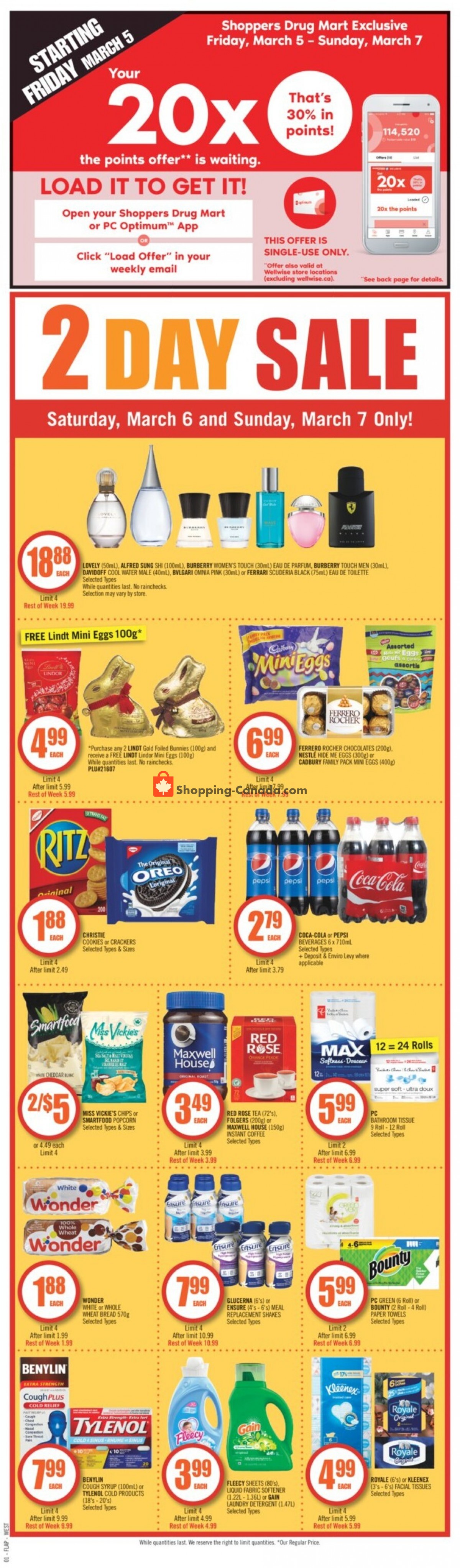 Shoppers Drug Mart flyer from Saturday March 6, 2021 to Thursday March 11, 2021 - page 3