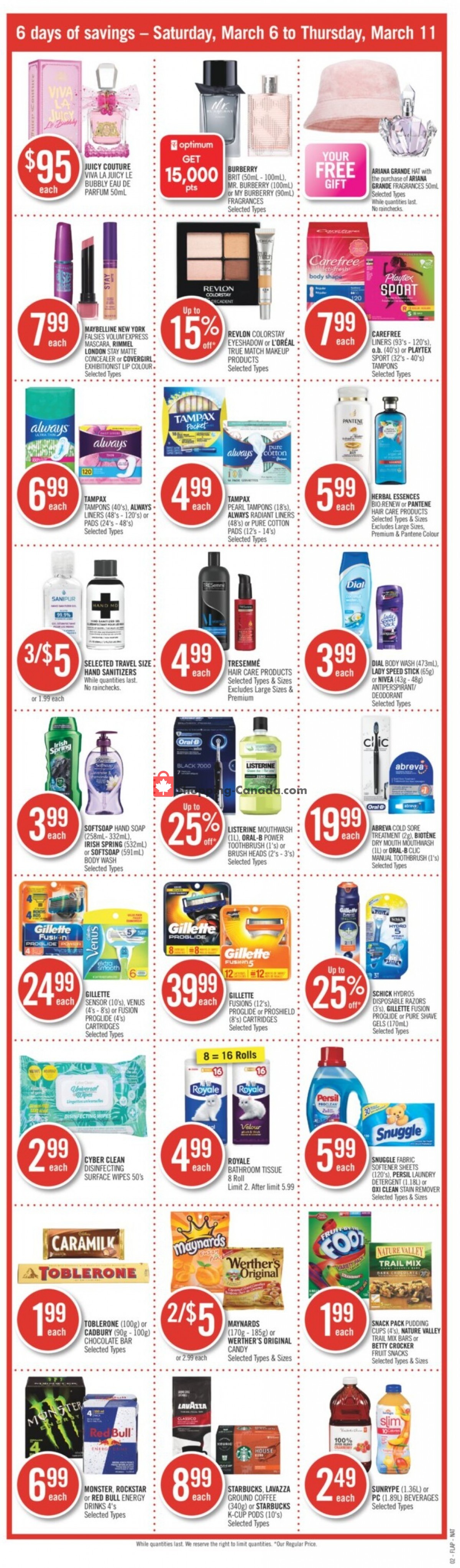 Shoppers Drug Mart flyer from Saturday March 6, 2021 to Thursday March 11, 2021 - page 4