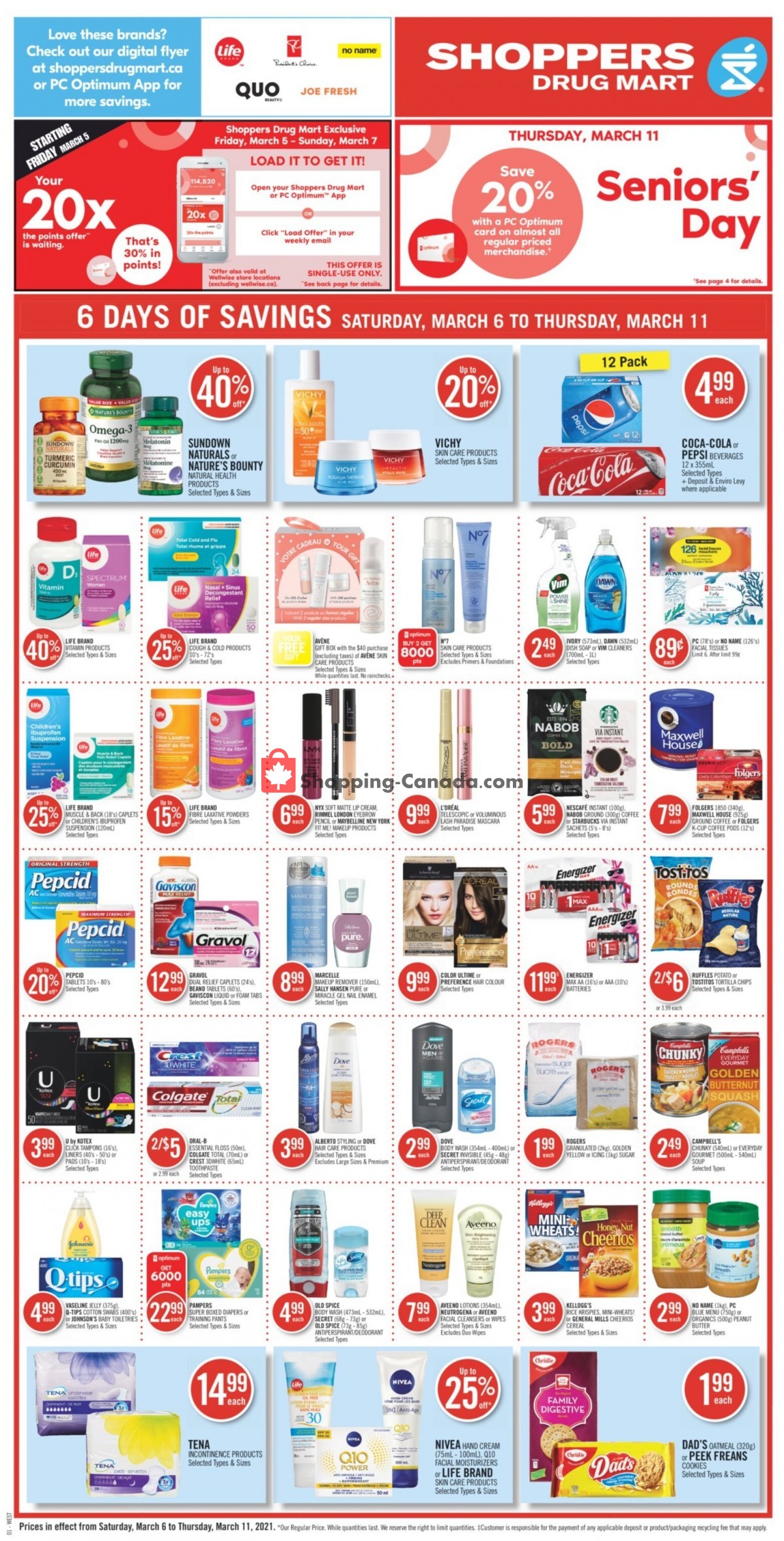 Shoppers Drug Mart flyer from Saturday March 6, 2021 to Thursday March 11, 2021 - page 5