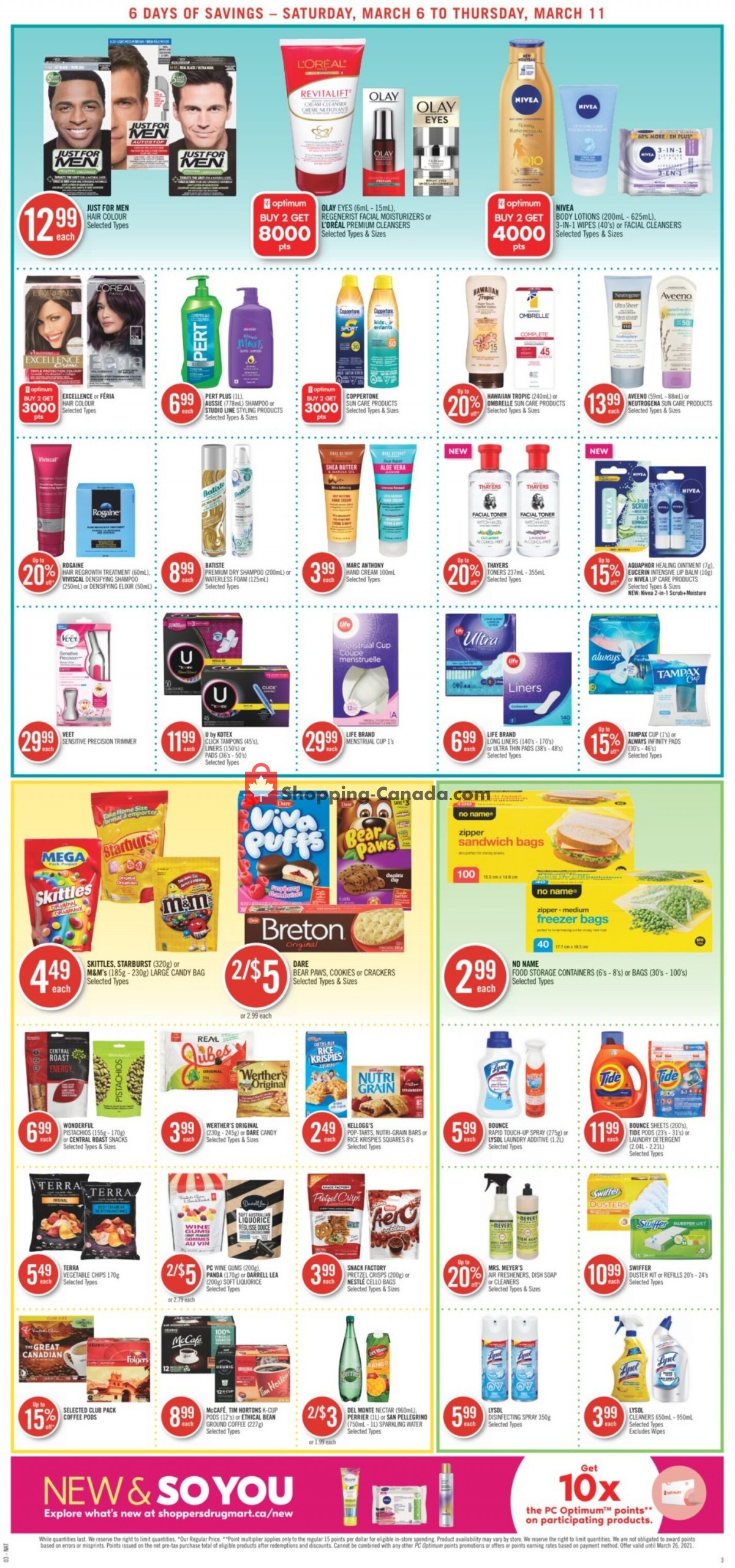 Shoppers Drug Mart flyer from Saturday March 6, 2021 to Thursday March 11, 2021 - page 7