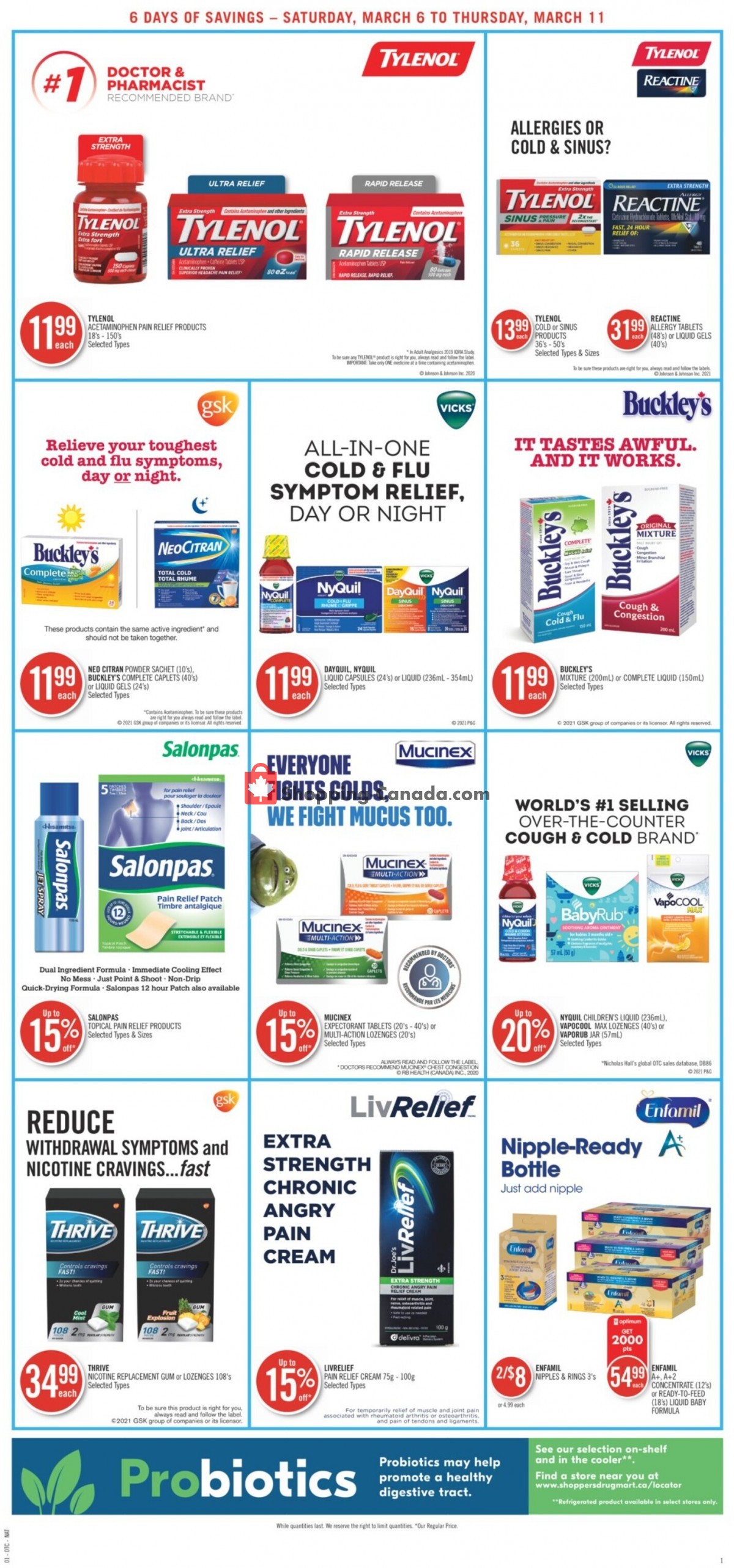 Shoppers Drug Mart flyer from Saturday March 6, 2021 to Thursday March 11, 2021 - page 8