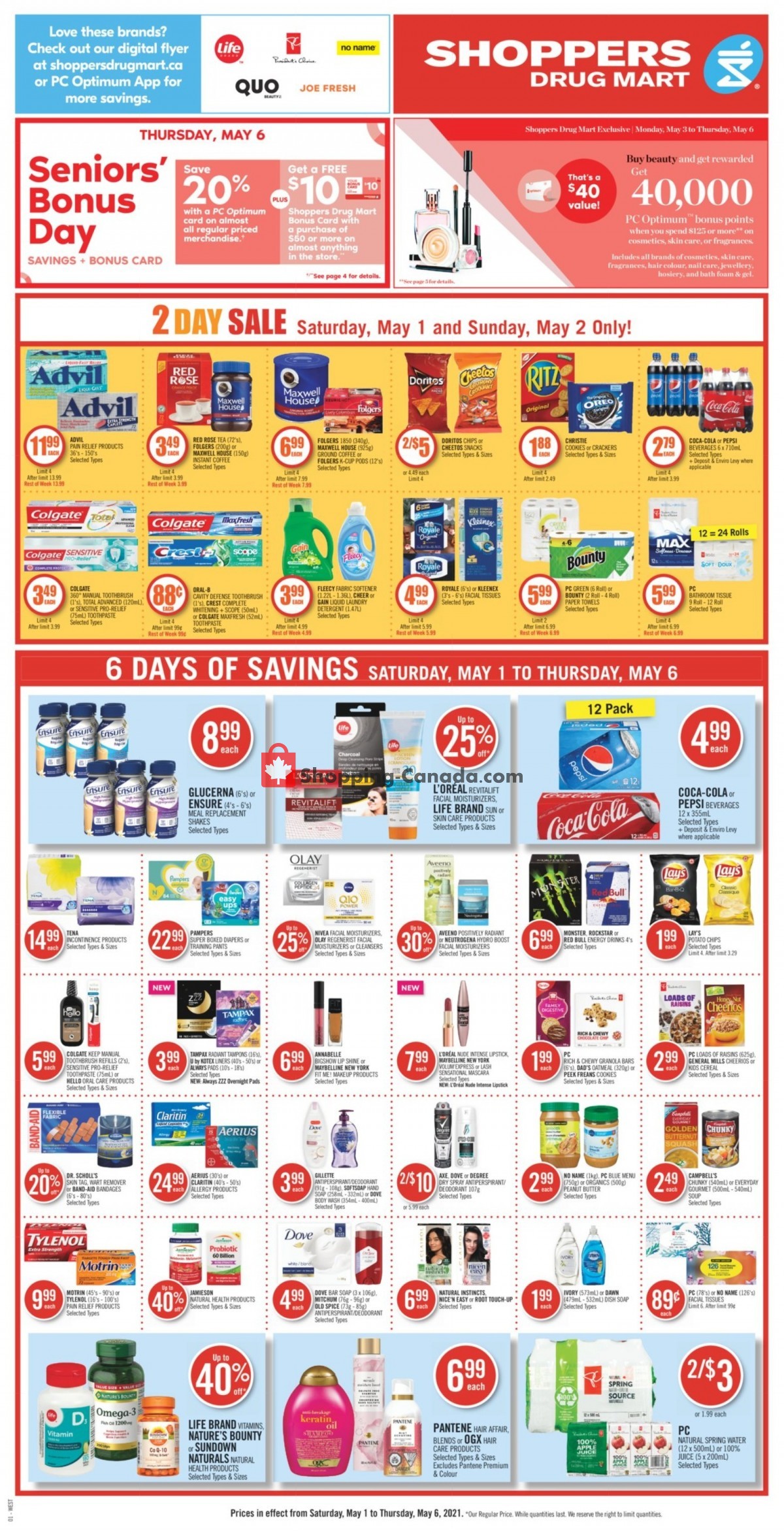 Shoppers Drug Mart flyer from Saturday May 1, 2021 to Thursday May 6, 2021 - page 4