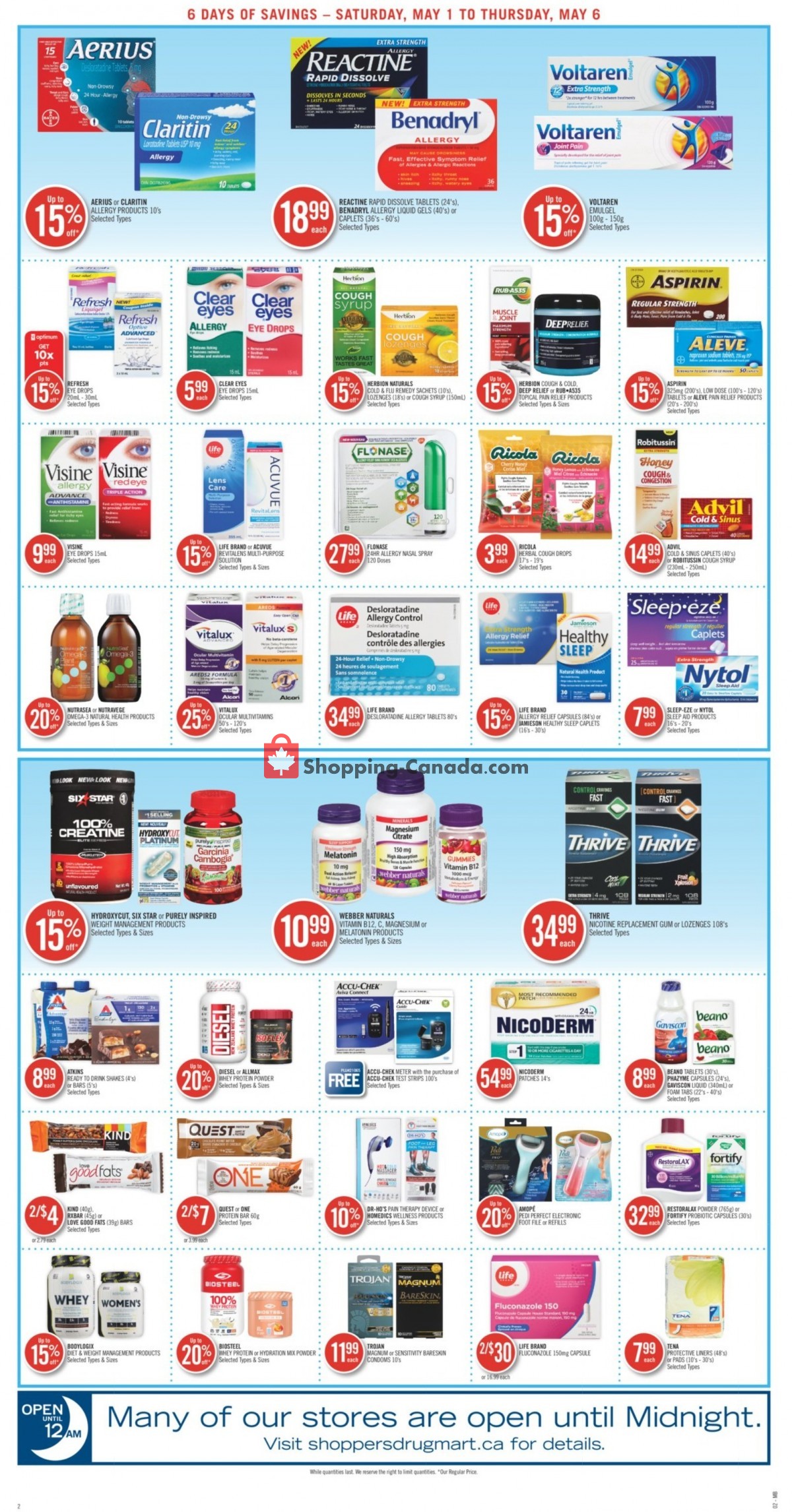 Shoppers Drug Mart flyer from Saturday May 1, 2021 to Thursday May 6, 2021 - page 5