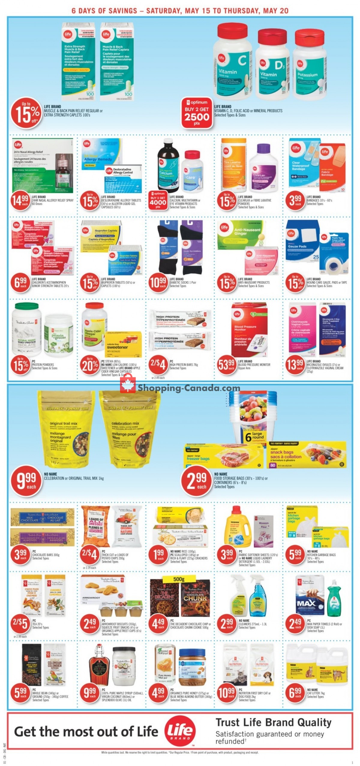 Shoppers Drug Mart flyer from Saturday May 15, 2021 to Thursday May 20, 2021 - page 16