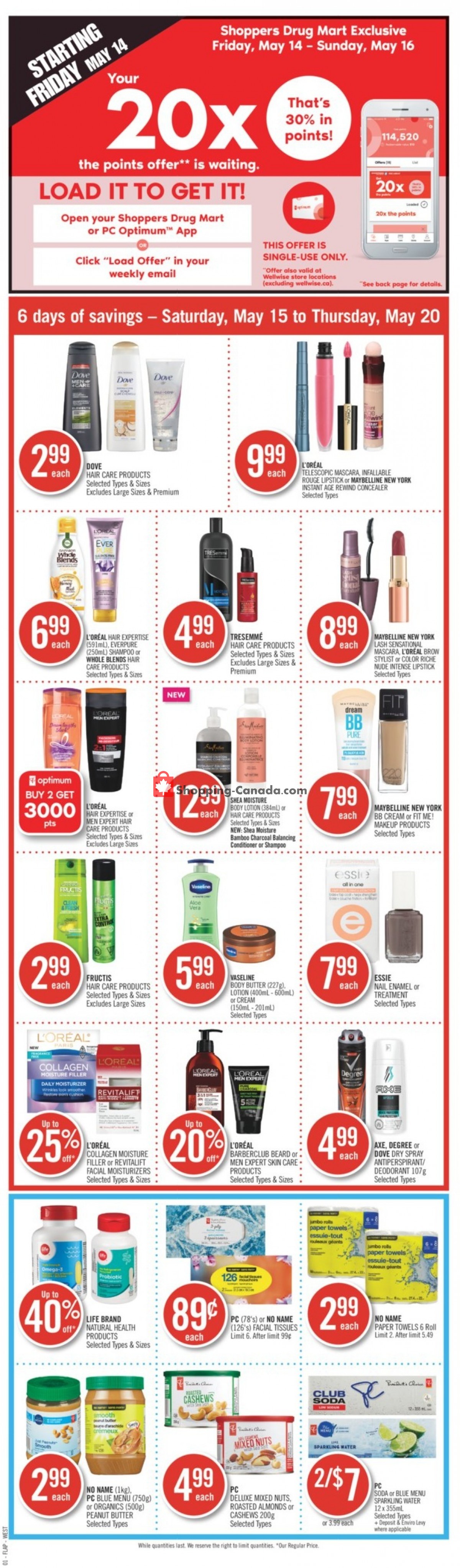Shoppers Drug Mart flyer from Saturday May 15, 2021 to Thursday May 20, 2021 - page 2