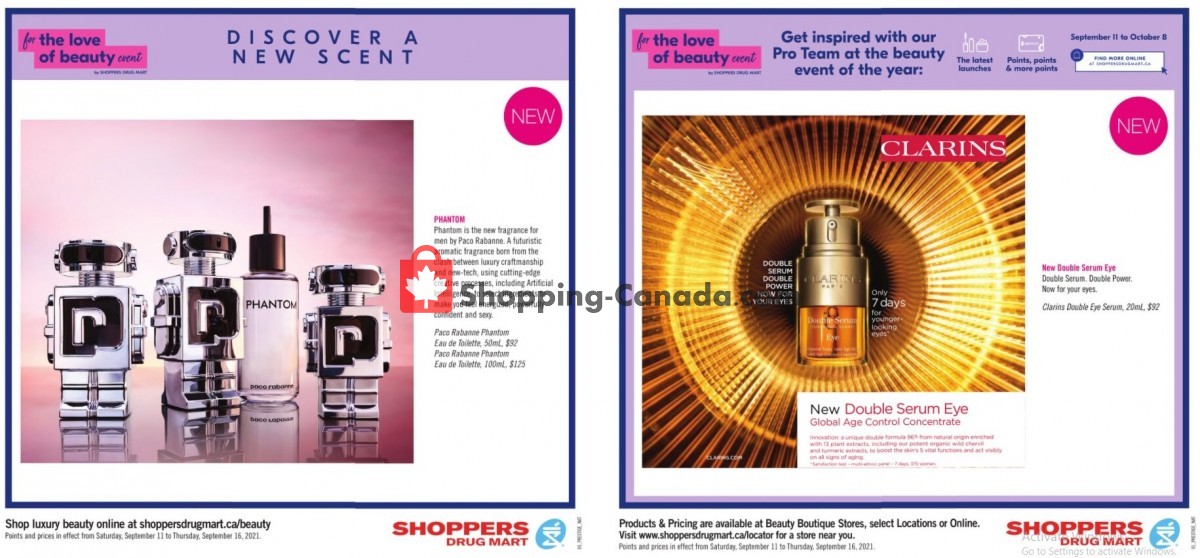 Shoppers Drug Mart flyer from Saturday September 11, 2021 to Thursday September 16, 2021 - page 13