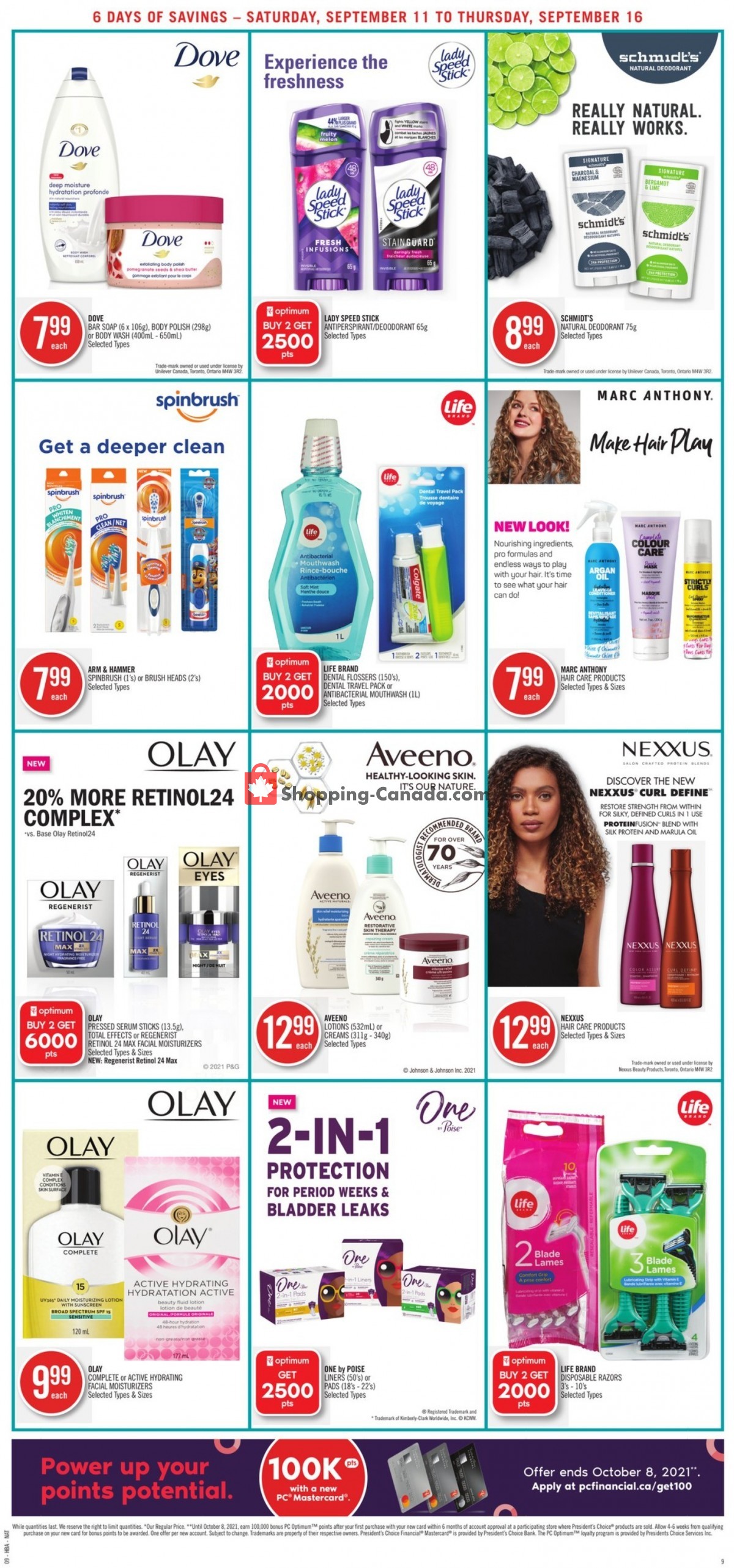 Shoppers Drug Mart flyer from Saturday September 11, 2021 to Thursday September 16, 2021 - page 15