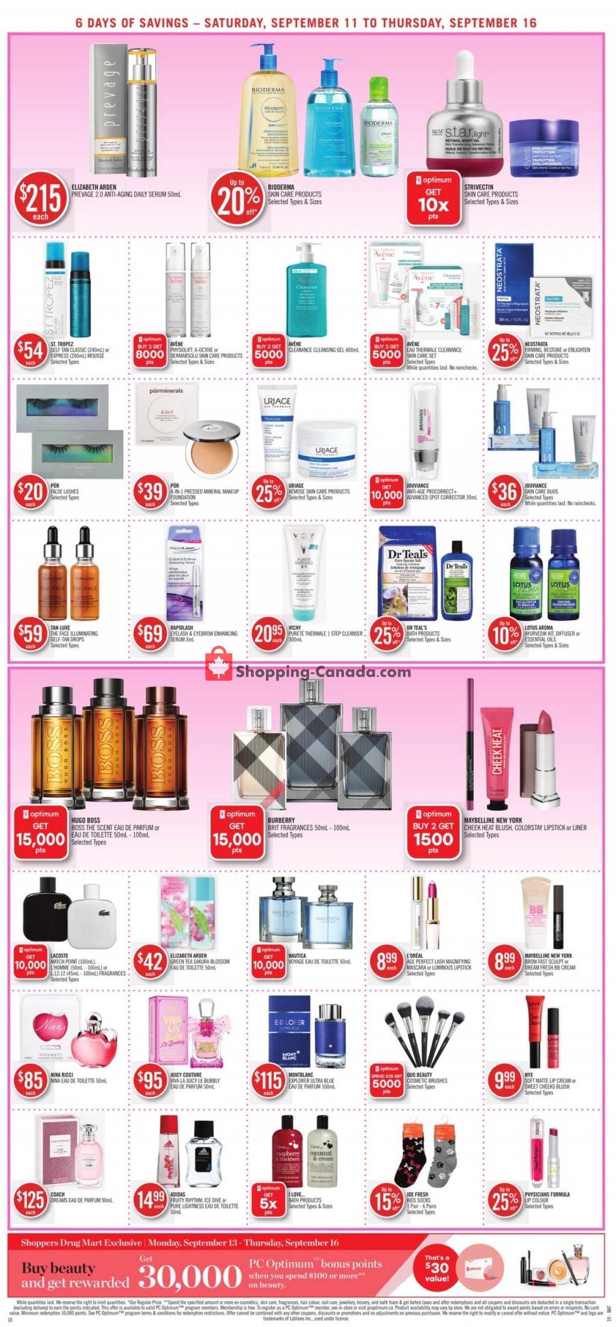 Shoppers Drug Mart flyer from Saturday September 11, 2021 to Thursday September 16, 2021 - page 16