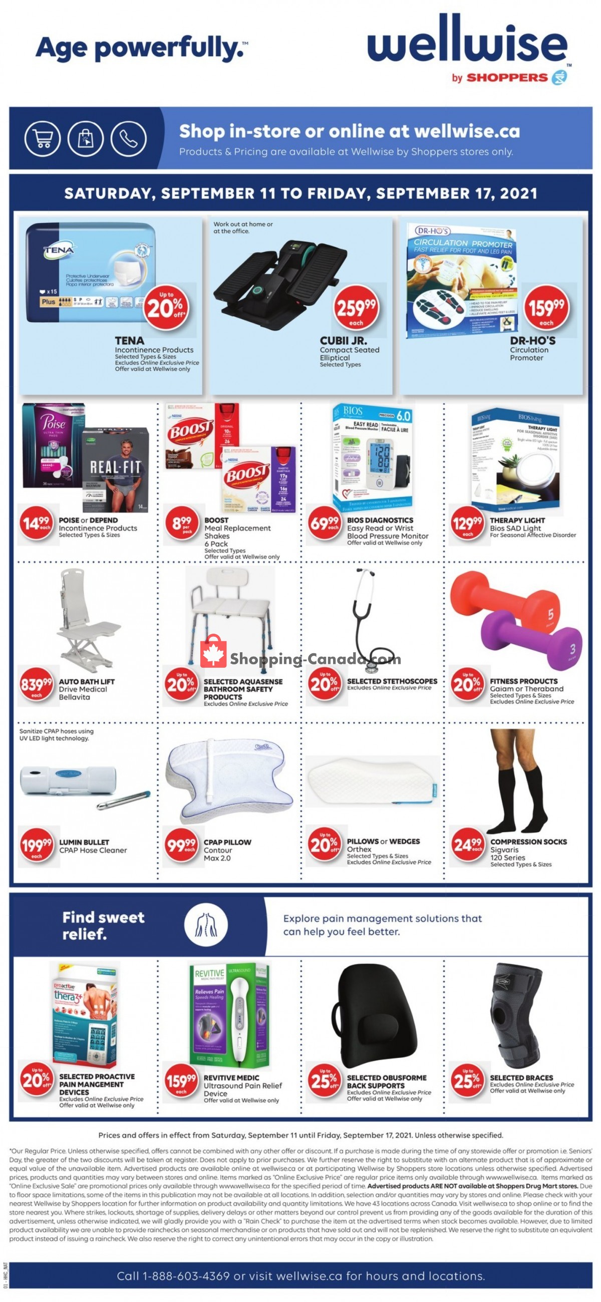 Shoppers Drug Mart flyer from Saturday September 11, 2021 to Thursday September 16, 2021 - page 19
