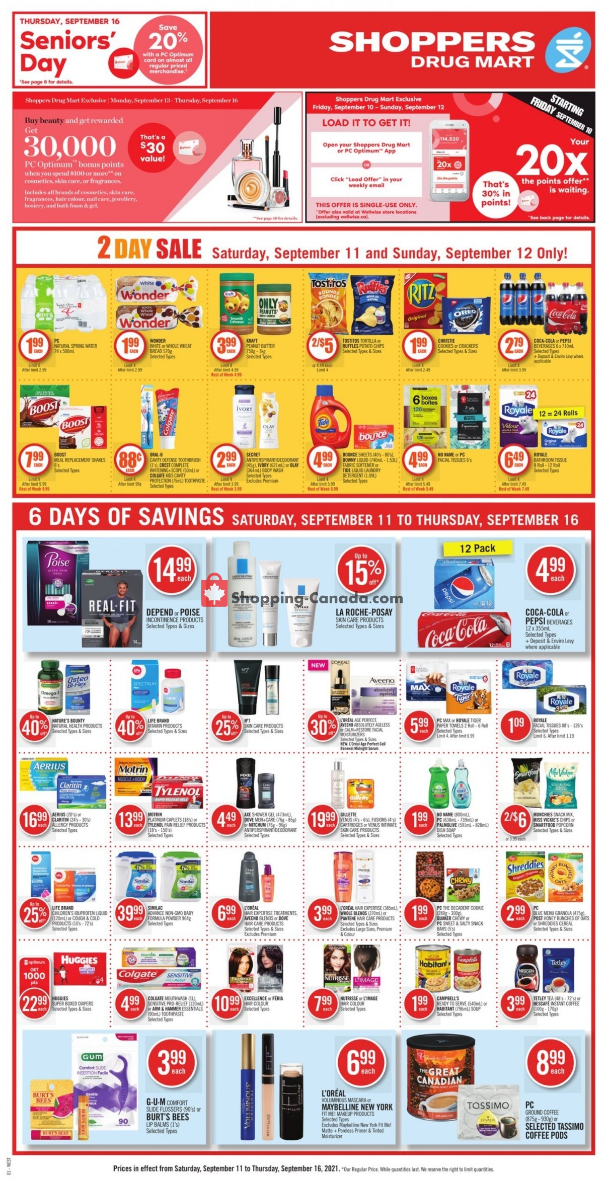 Shoppers Drug Mart flyer from Saturday September 11, 2021 to Thursday September 16, 2021 - page 3