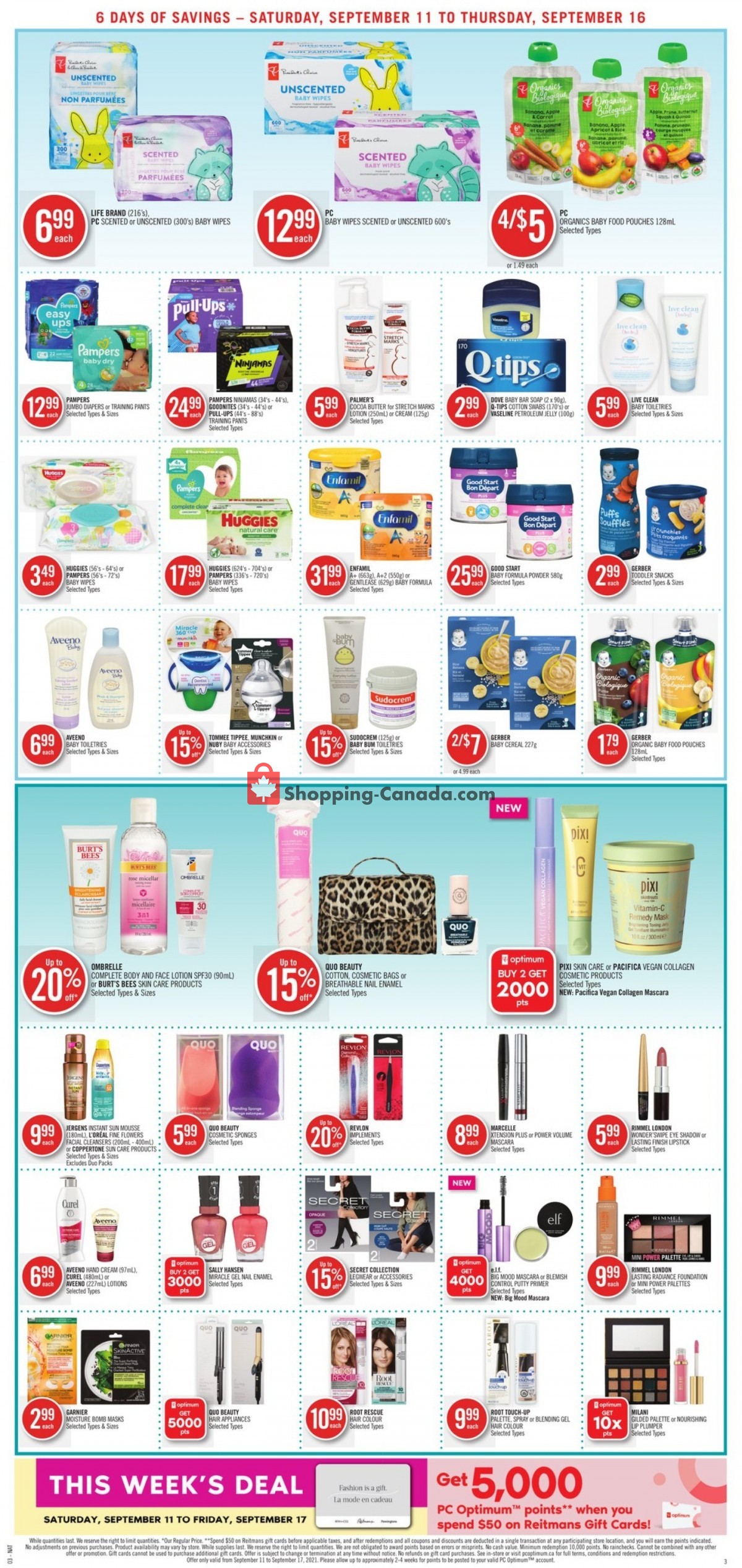 Shoppers Drug Mart flyer from Saturday September 11, 2021 to Thursday September 16, 2021 - page 5