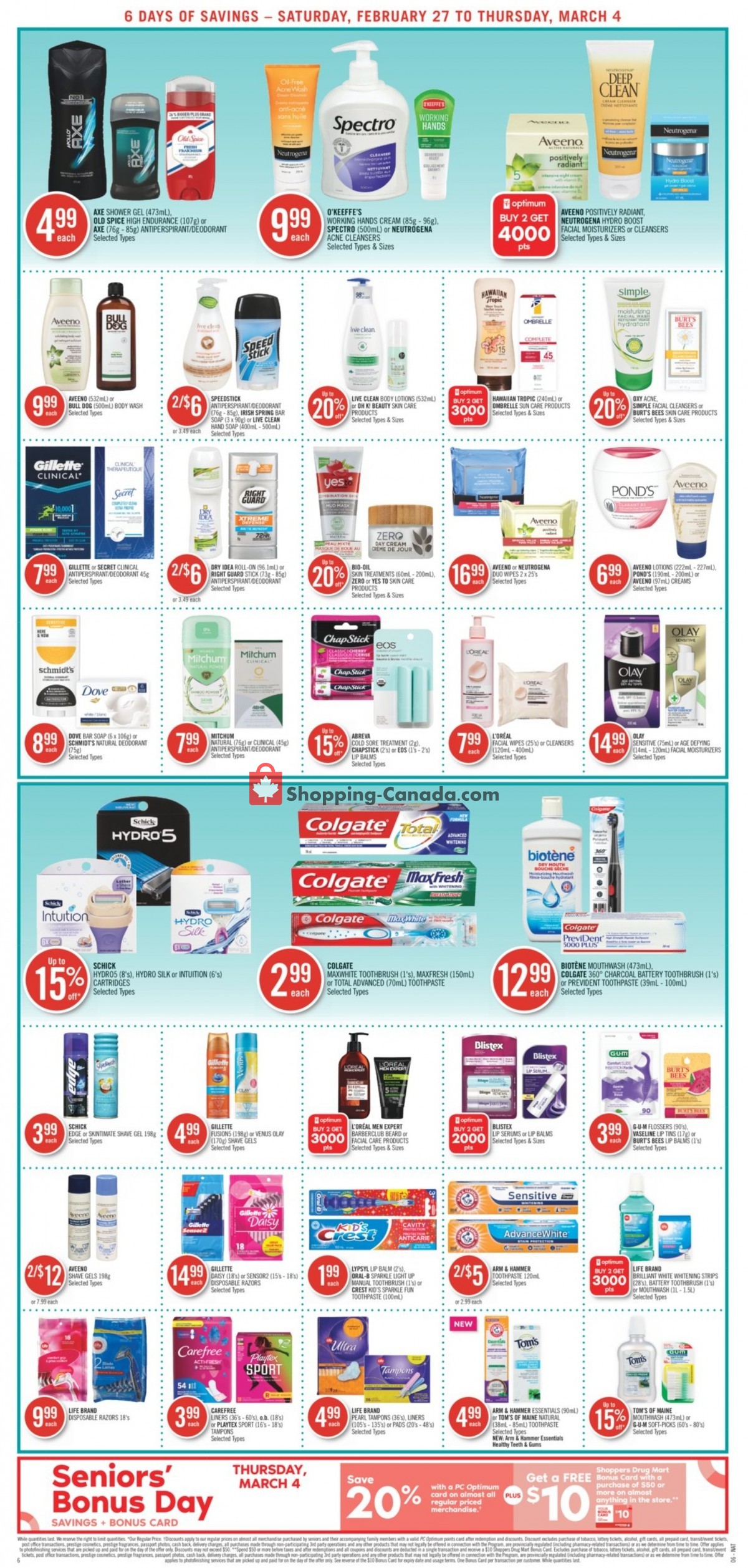Shoppers Drug Mart flyer from Saturday February 27, 2021 to Thursday March 4, 2021 - page 14