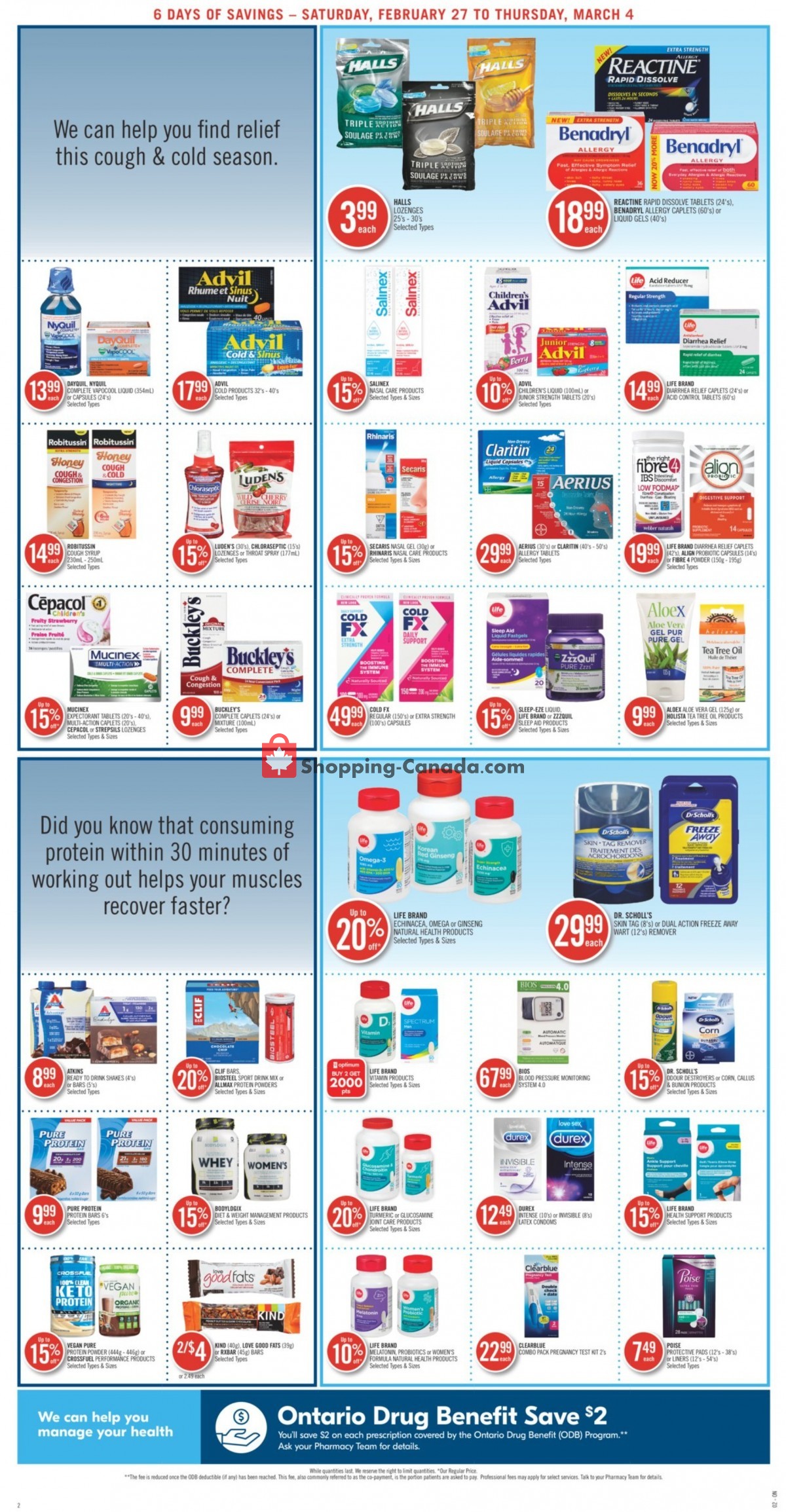 Shoppers Drug Mart flyer from Saturday February 27, 2021 to Thursday March 4, 2021 - page 7