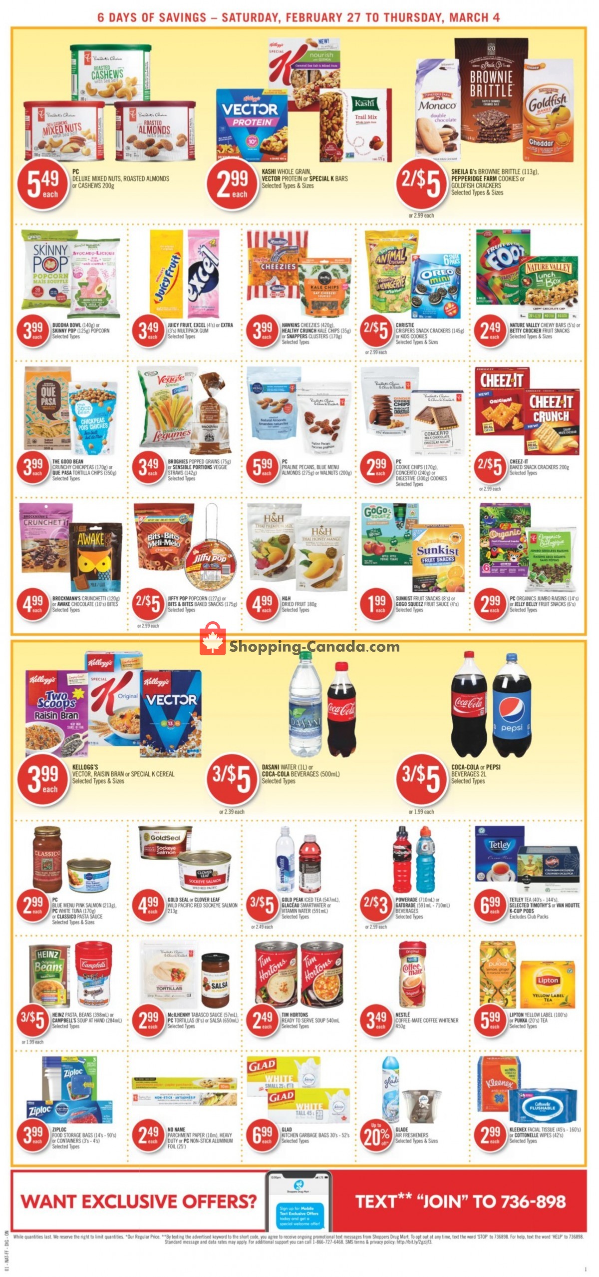 Shoppers Drug Mart flyer from Saturday February 27, 2021 to Thursday March 4, 2021 - page 9