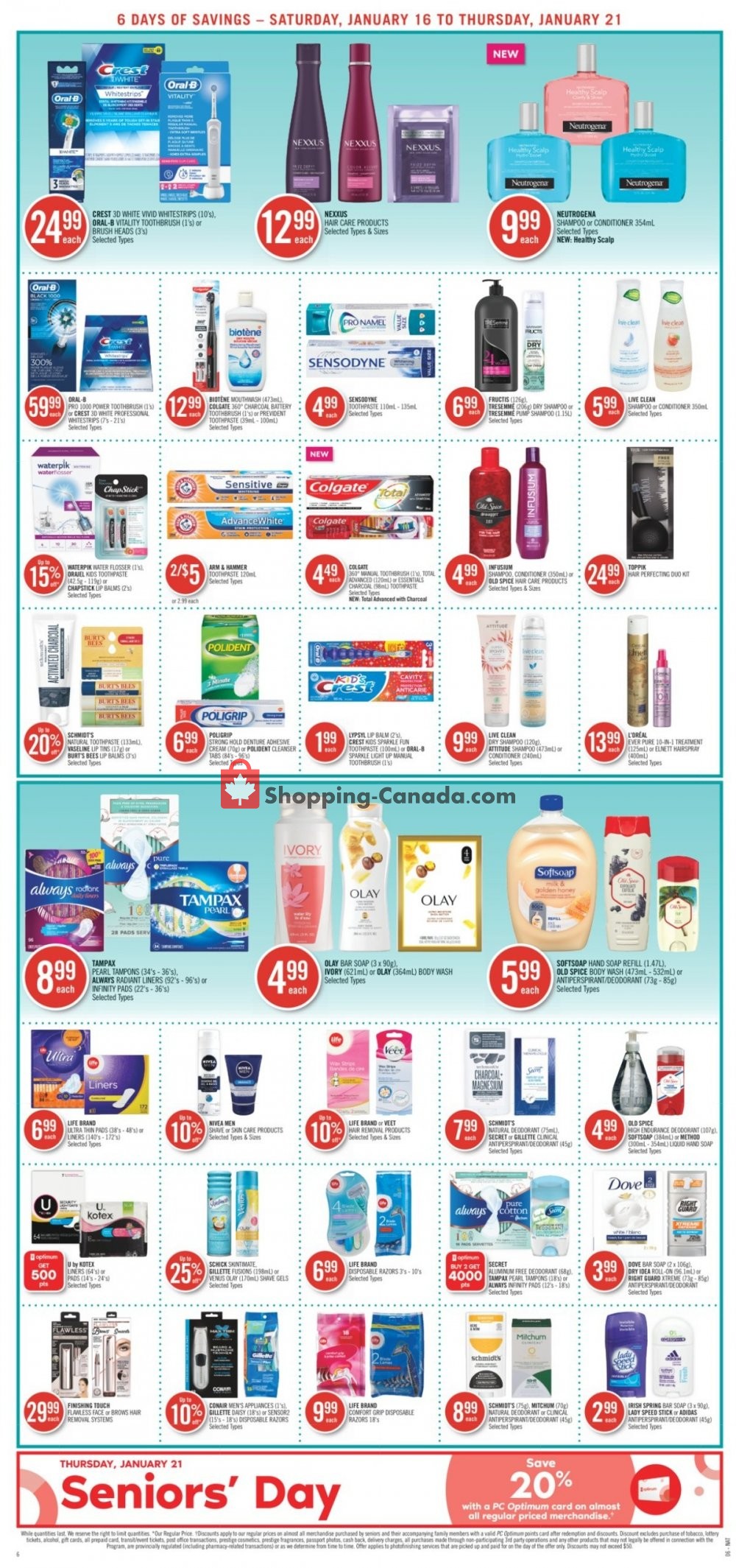 Shoppers Drug Mart flyer from Saturday January 16, 2021 to Thursday January 21, 2021 - page 15