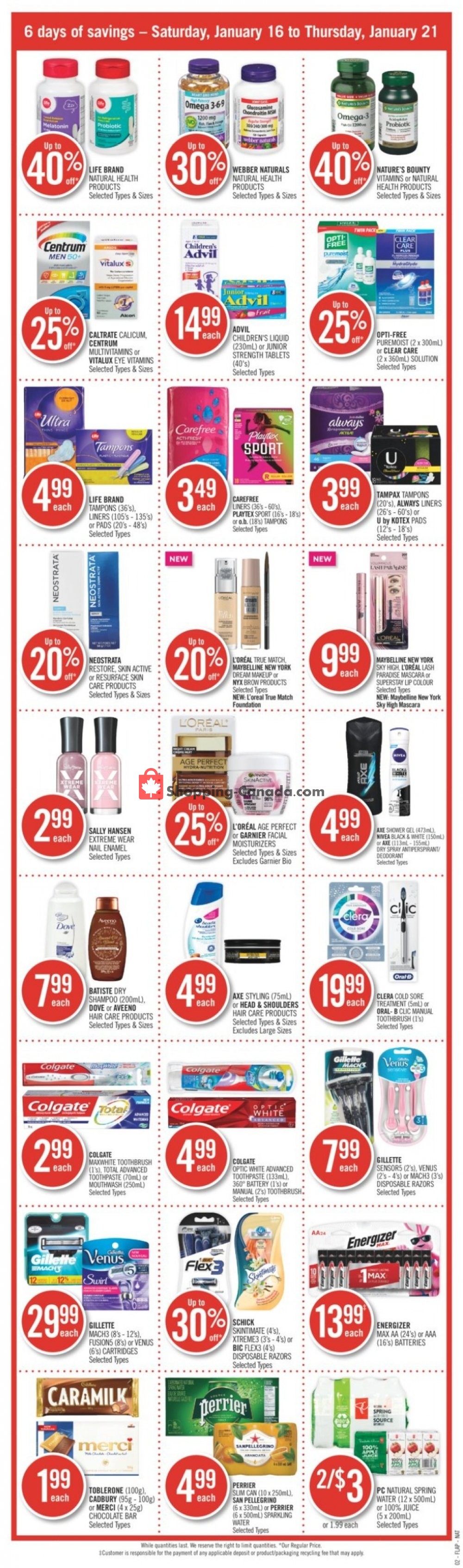 Shoppers Drug Mart flyer from Saturday January 16, 2021 to Thursday January 21, 2021 - page 3