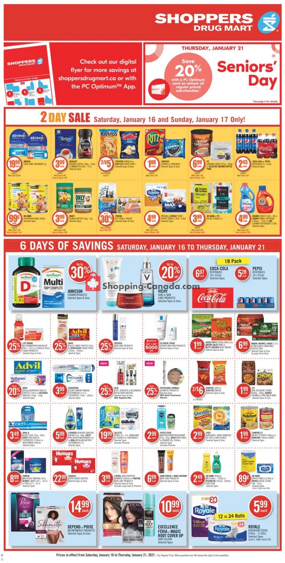 Shoppers Drug Mart flyer from Saturday January 16, 2021 to Thursday January 21, 2021 - page 4
