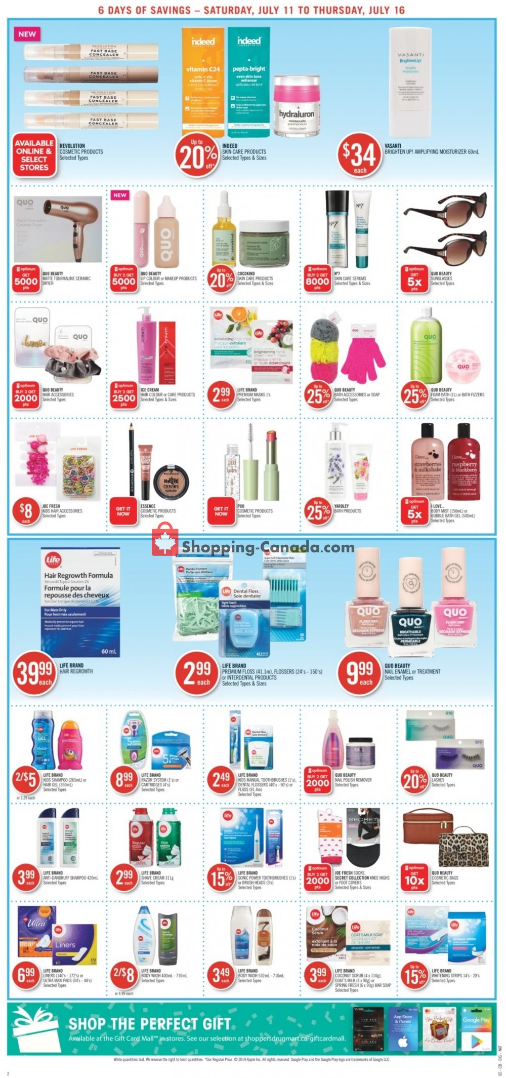 Shoppers Drug Mart flyer from Saturday July 11, 2020 to Thursday July 16, 2020 - page 12
