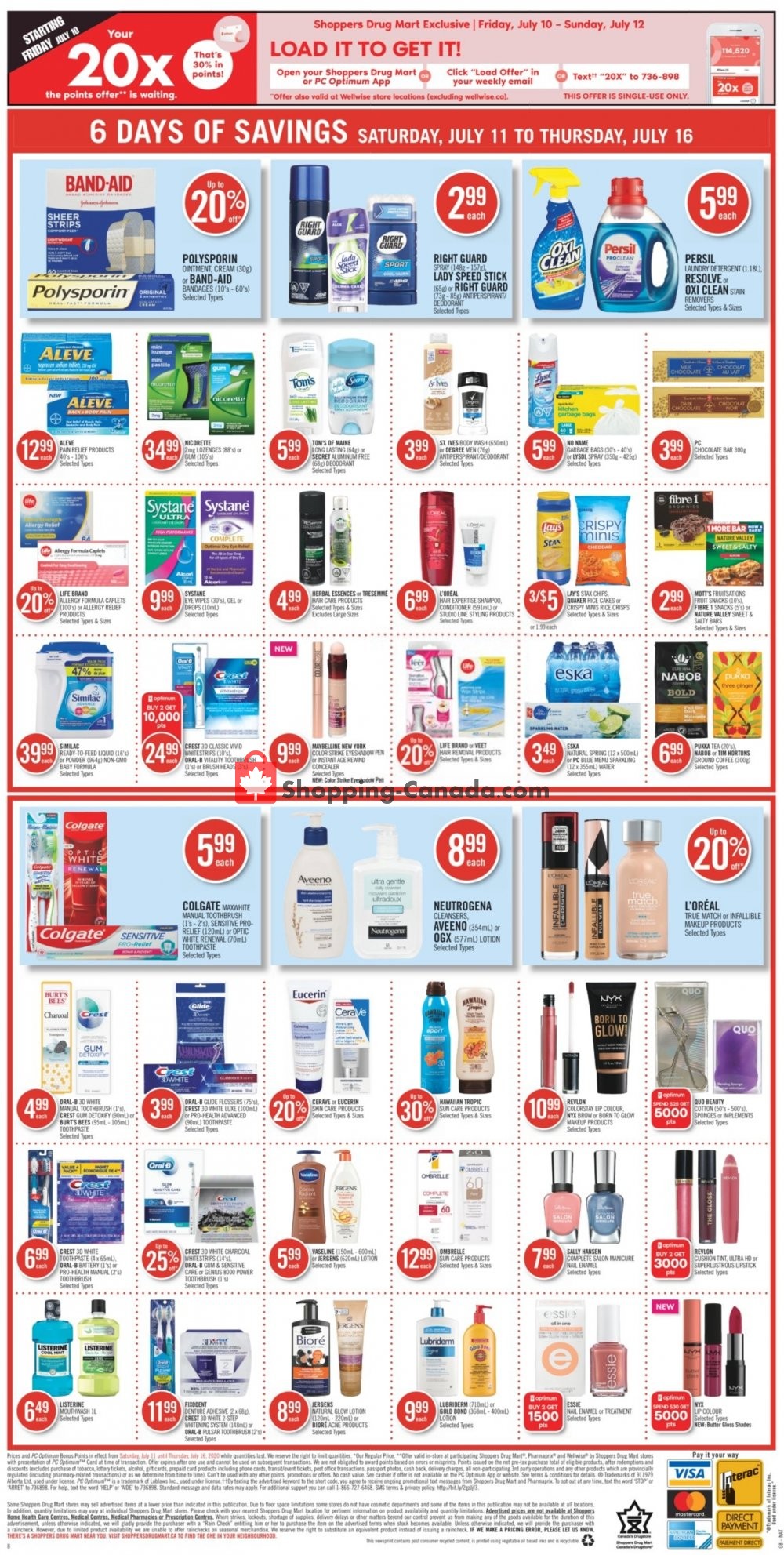 Shoppers Drug Mart flyer from Saturday July 11, 2020 to Thursday July 16, 2020 - page 19